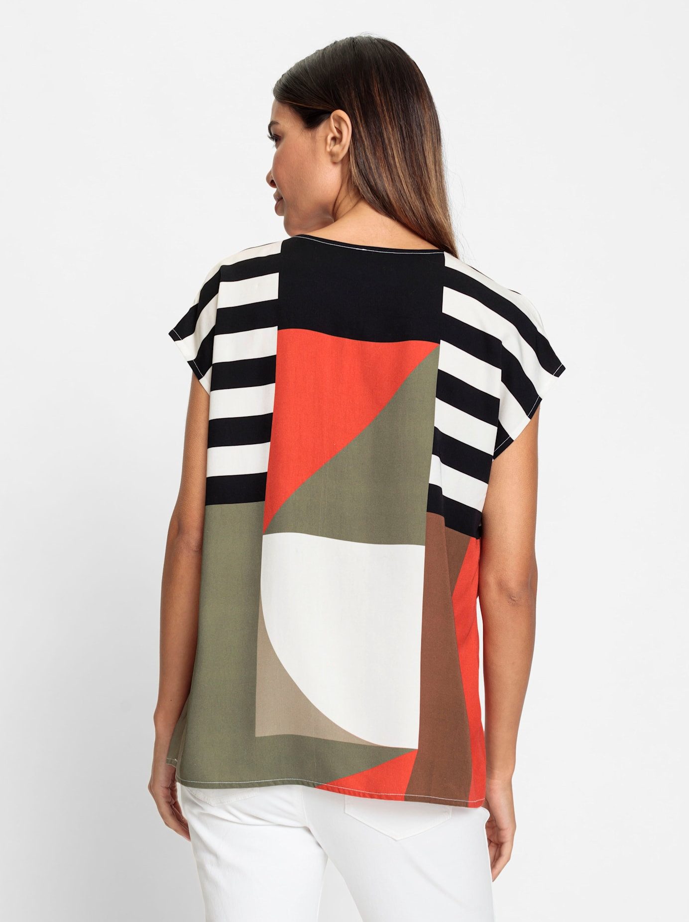 heine Gedessineerde blouse