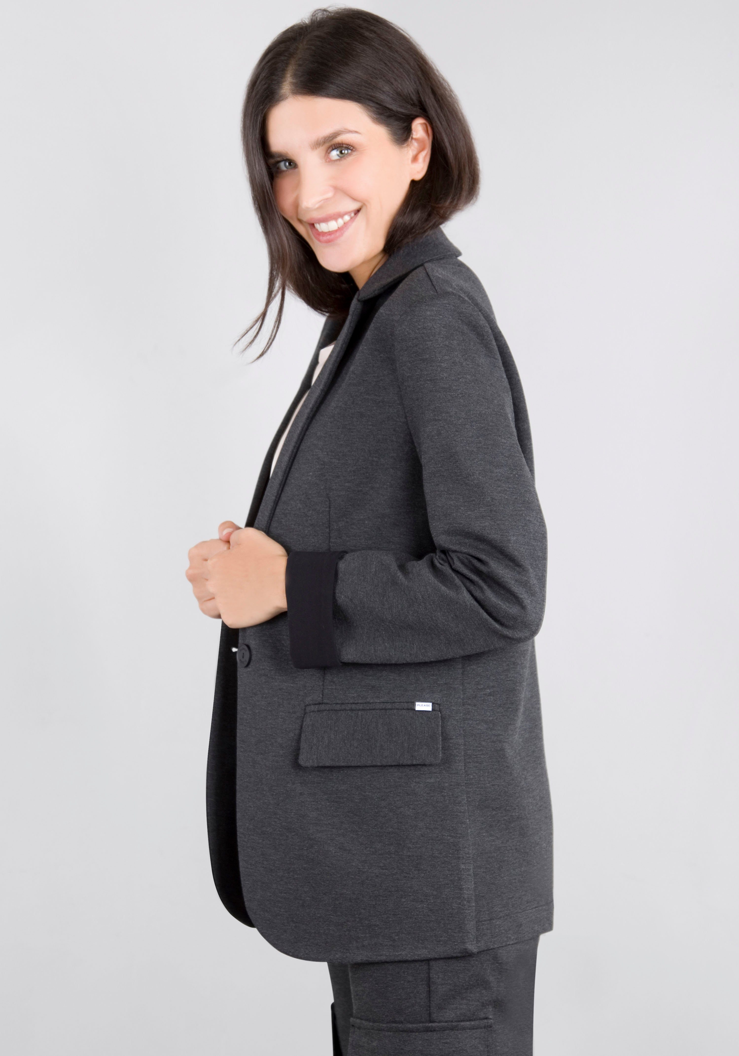 Please Jeans Lange blazer