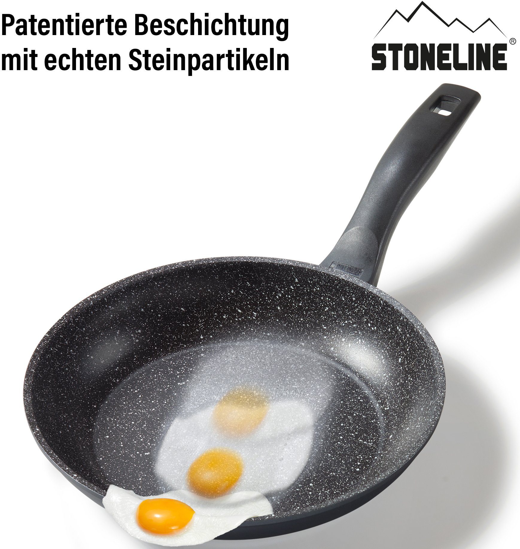STONELINE Koekenpan STONELINE®- keramische coating, inductie (1-delig)