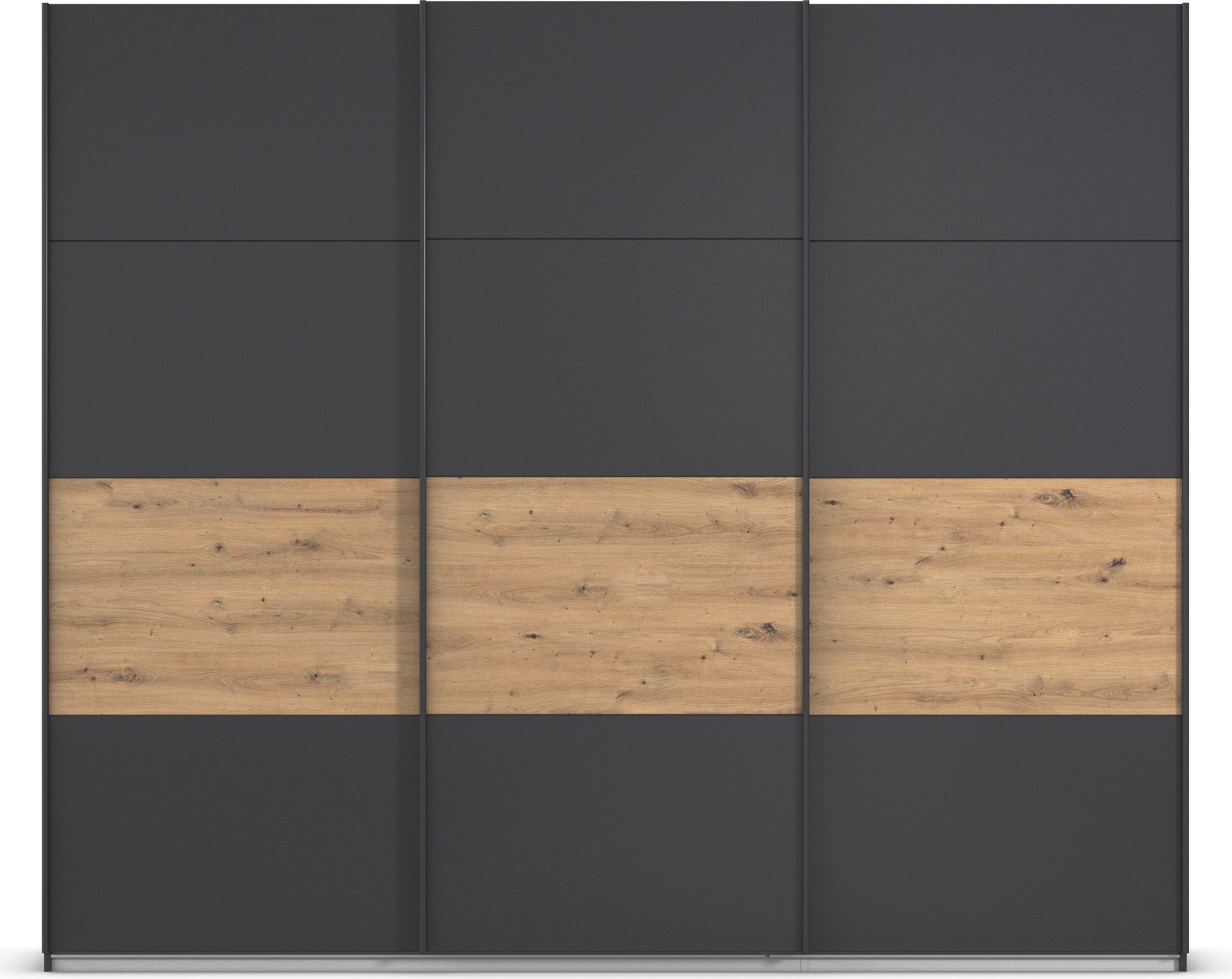 rauch Schuifdeurkast Kledingkast Kast Garderobe CORTONA inclusief indeling, 2 stoffen dozen en extra planken