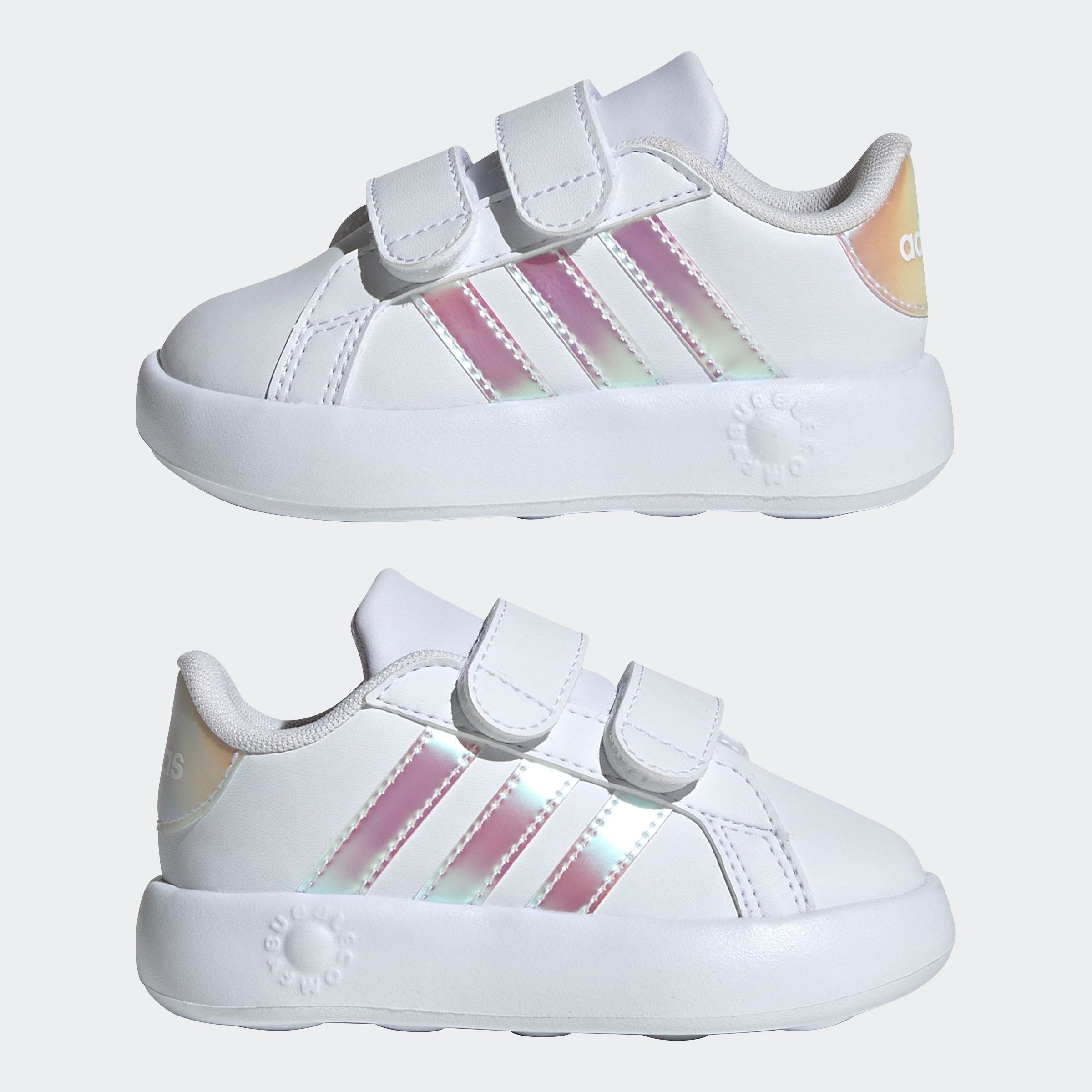 adidas Sportswear Klittenbandschoenen GRAND COURT 2.0 KIDS Design geïnspireerd op de adidas Superstar, voor kinderen