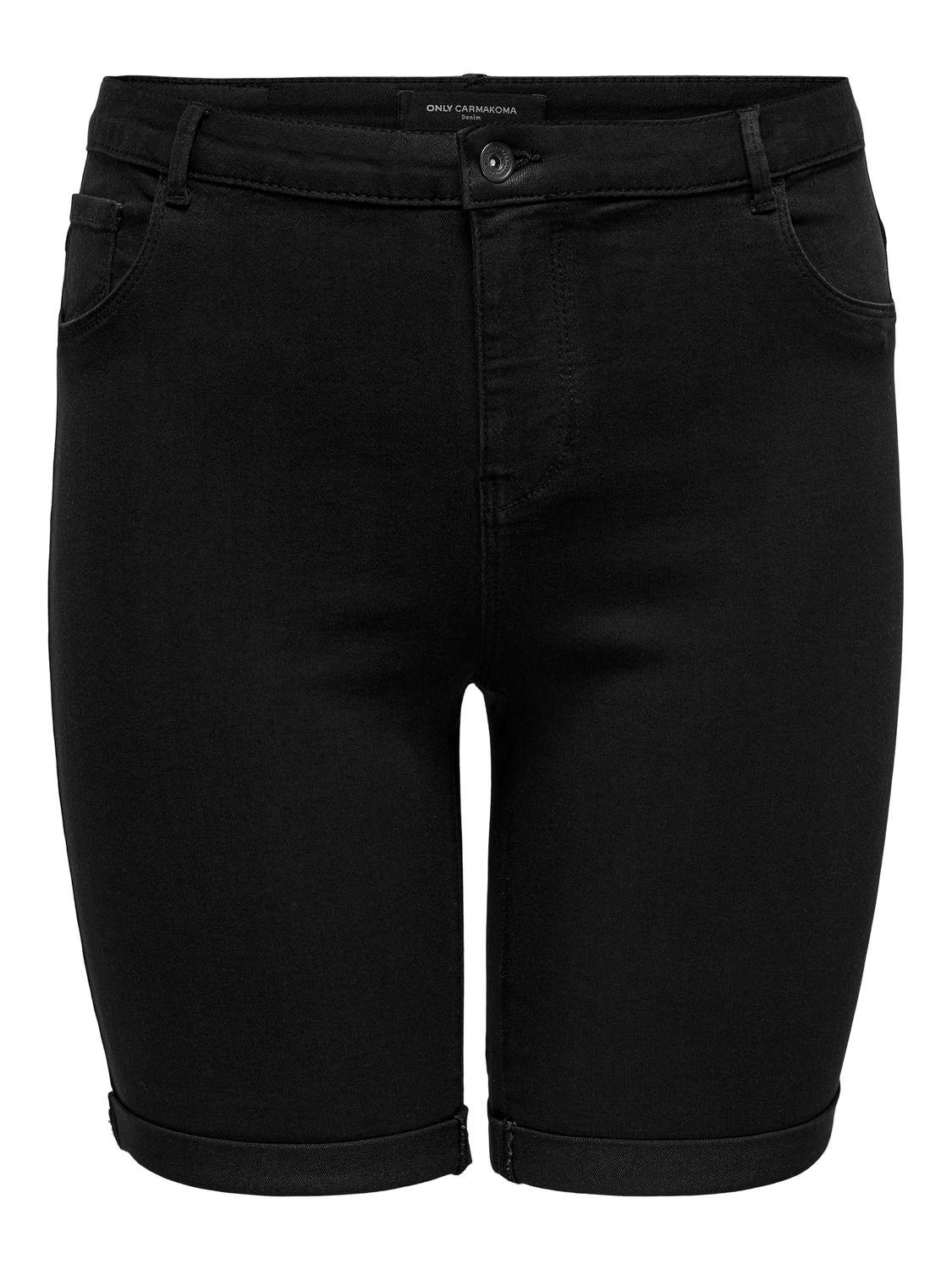 ONLY CARMAKOMA Jeansshort CARTHUNDER LIFE REG LONG SHORTS DNM