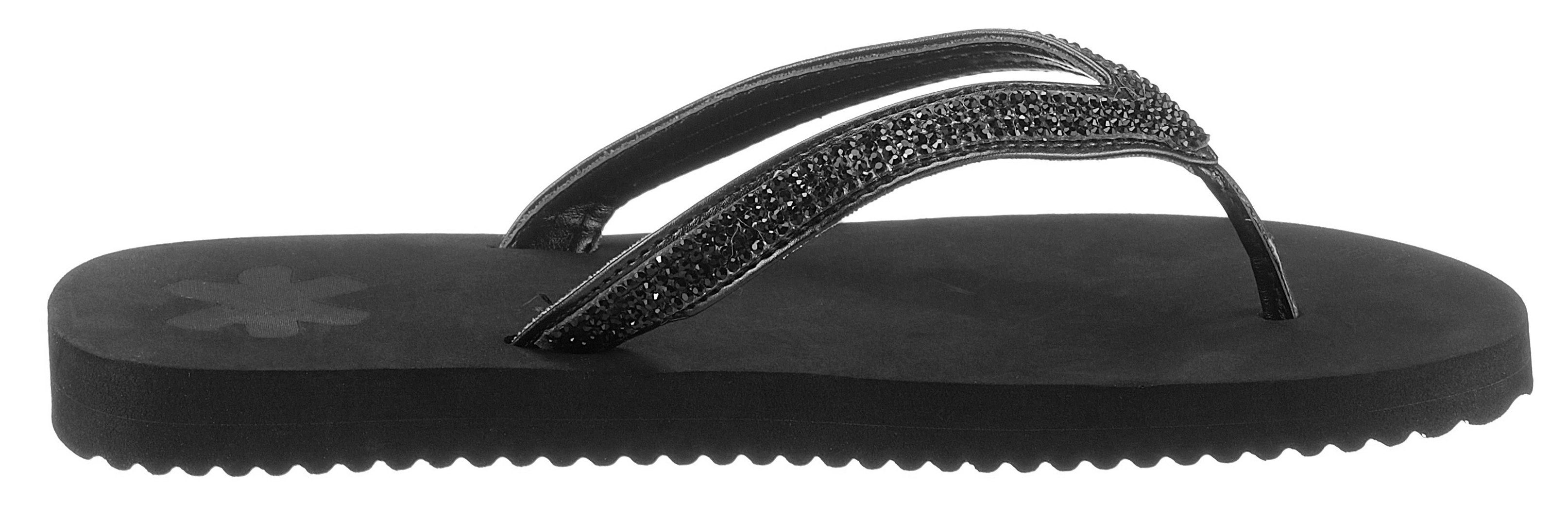 Flip Flop Teenslippers Flip* zomerschoen, slippers, poolslides met glinsterende bandjes