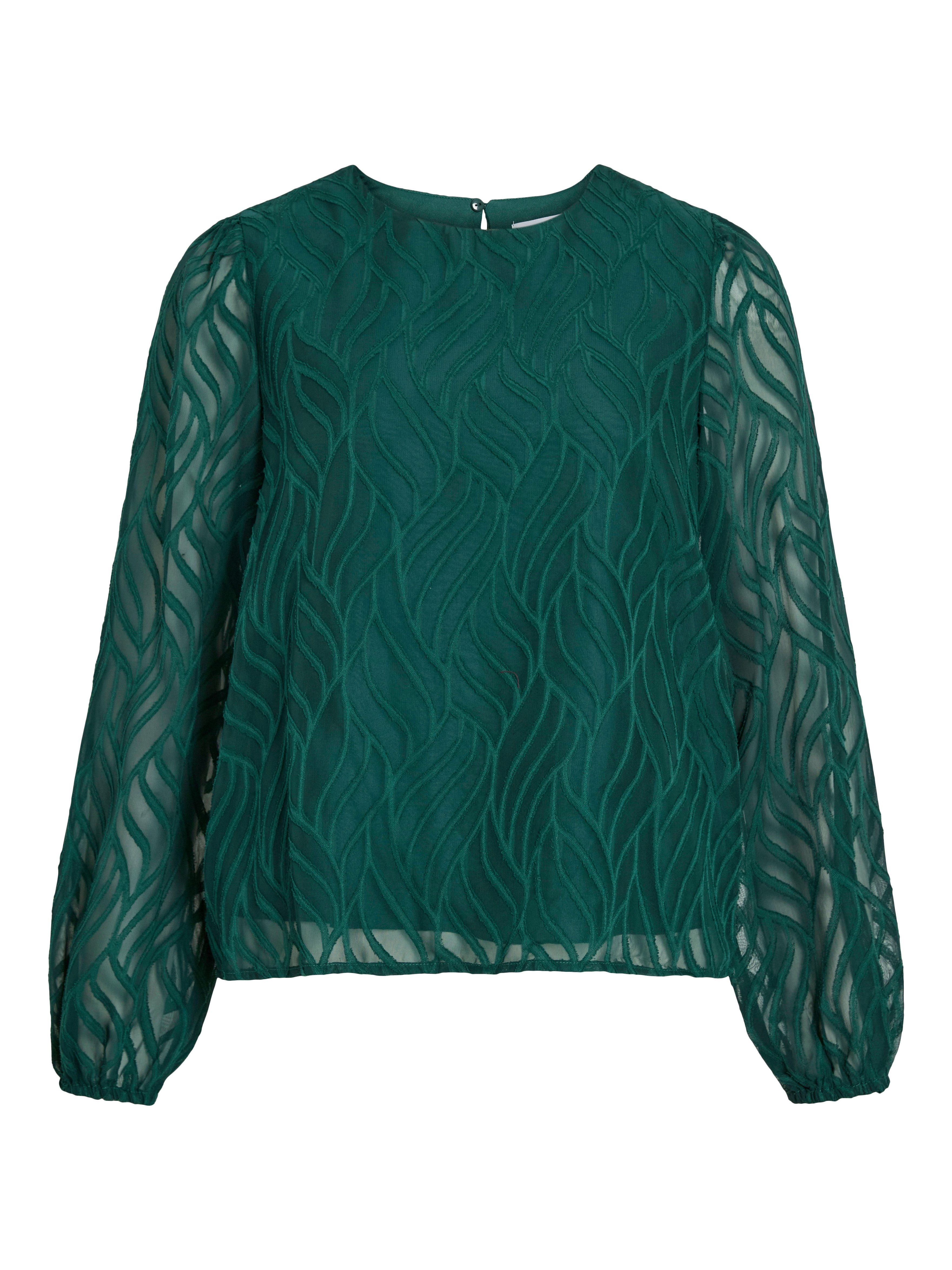 Vila Shirt VIMIKA O-NECK L/S TOP - NOOS
