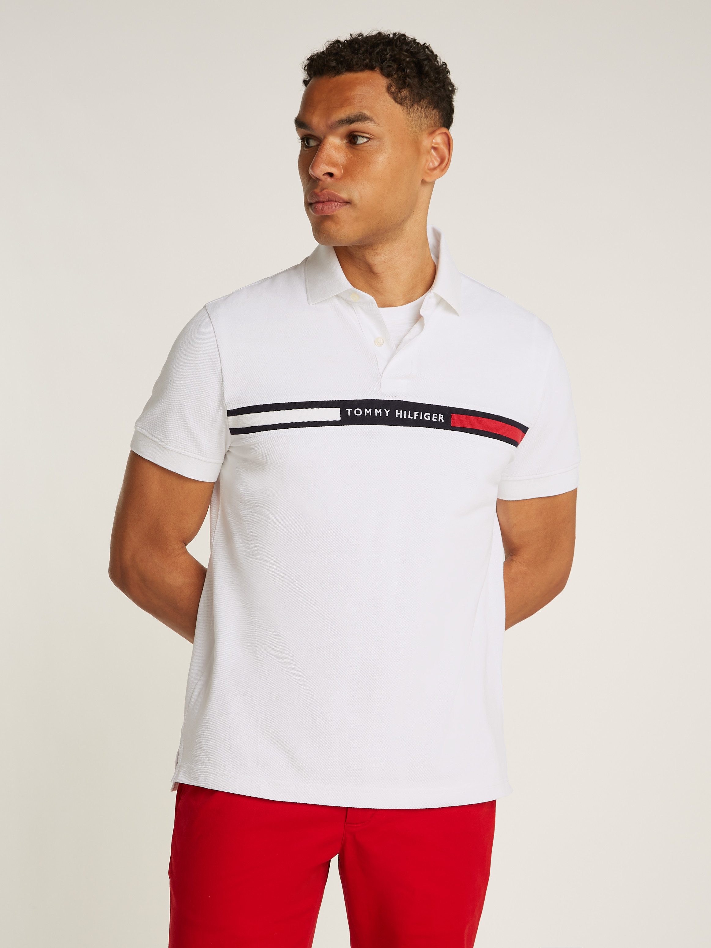 Tommy Hilfiger Poloshirt HILFIGER CHEST INSERT REG POLO