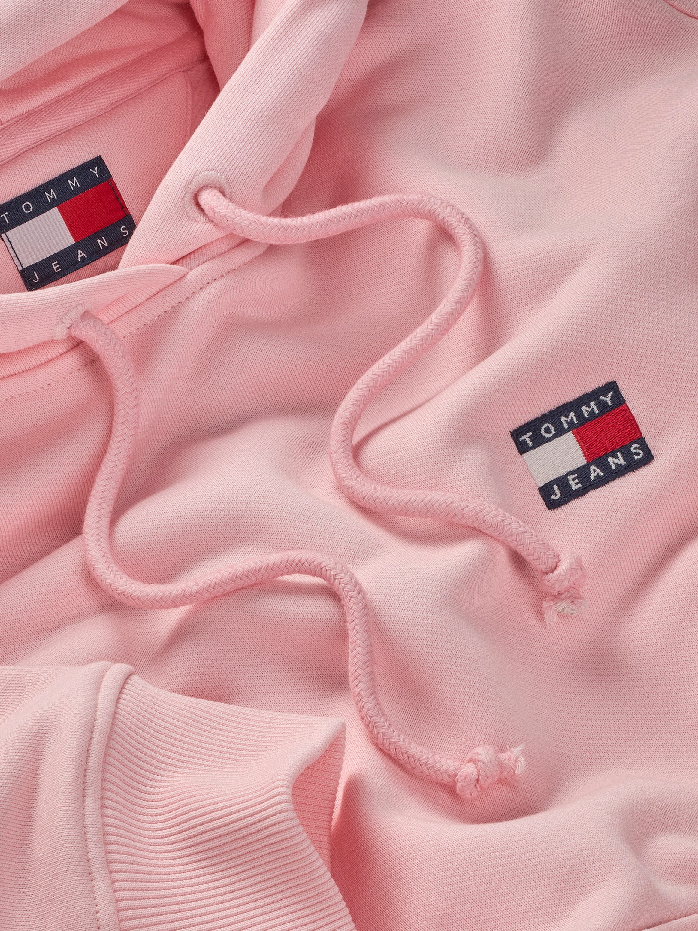 Tommy Jeans Curve Hoodie TJW BXY BADGE HOODIE EXT in grote maten, capuchon, badge