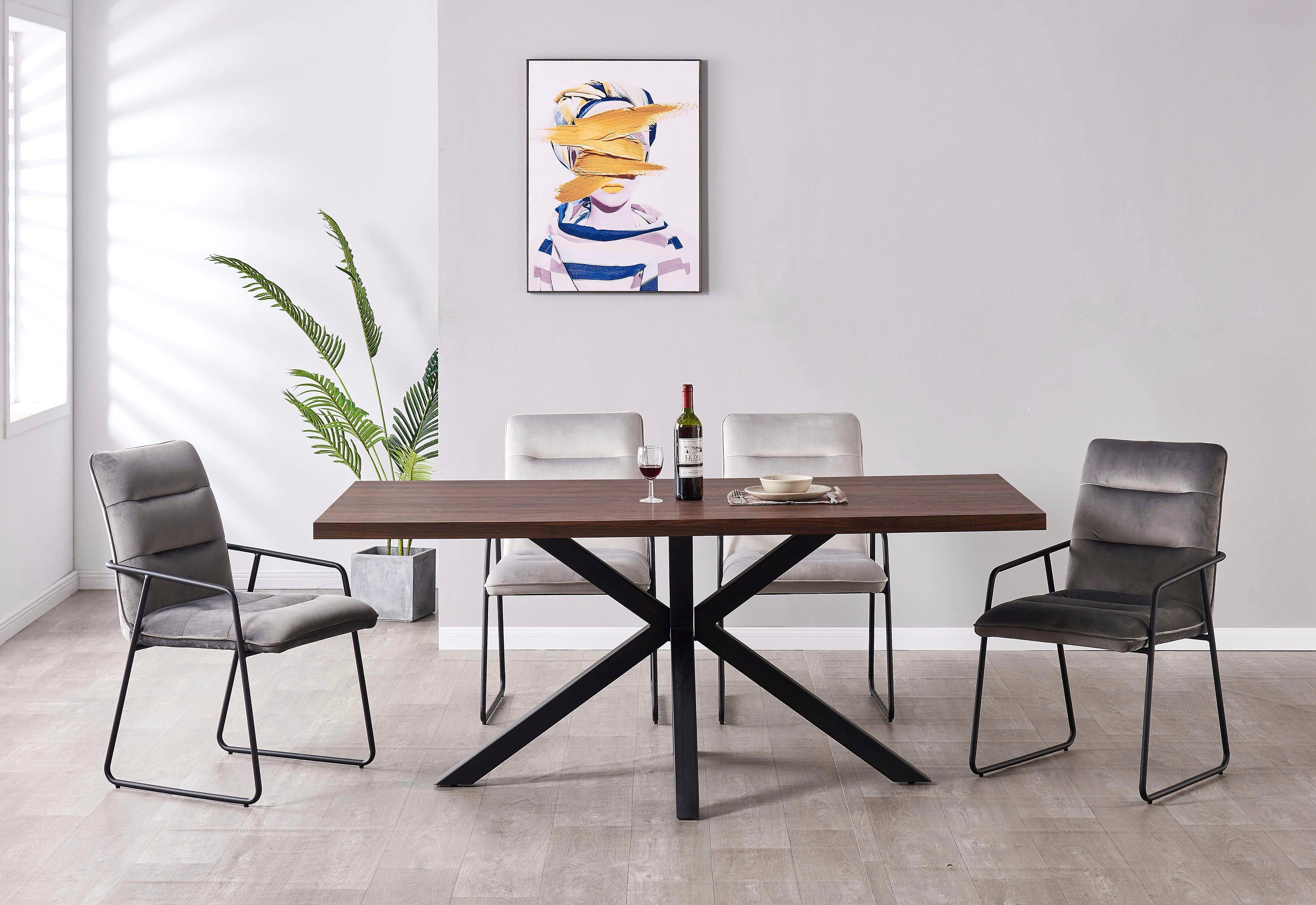 INOSIGN Stoel Marla in een (set, 2 stuks)