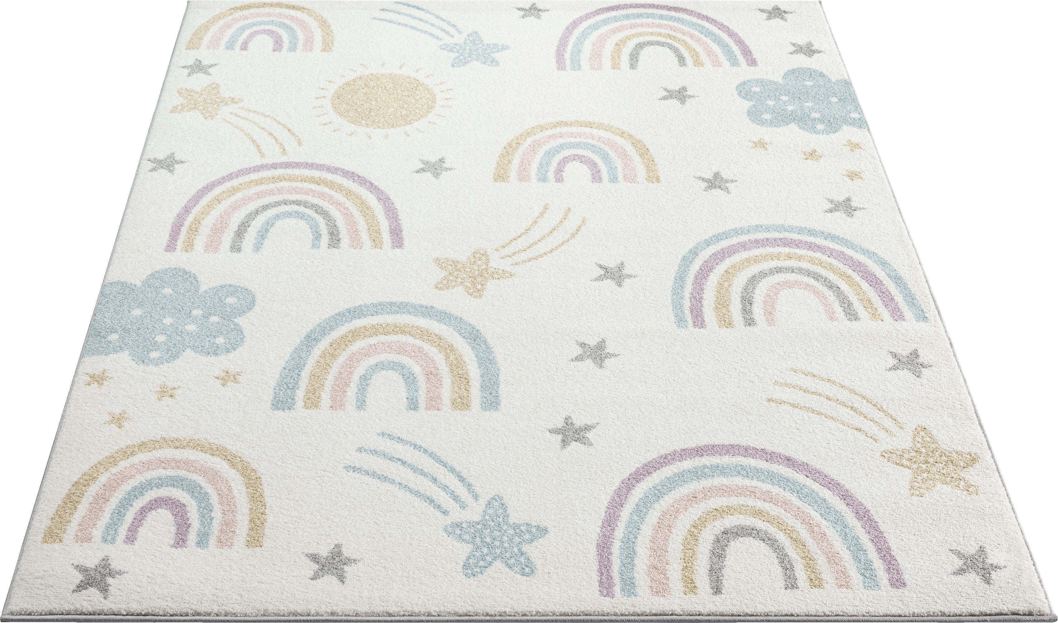 The carpet Vloerkleed Beat Kids Kids kinderkamer tapijt slijtvast en onderhoudsvriendelijk