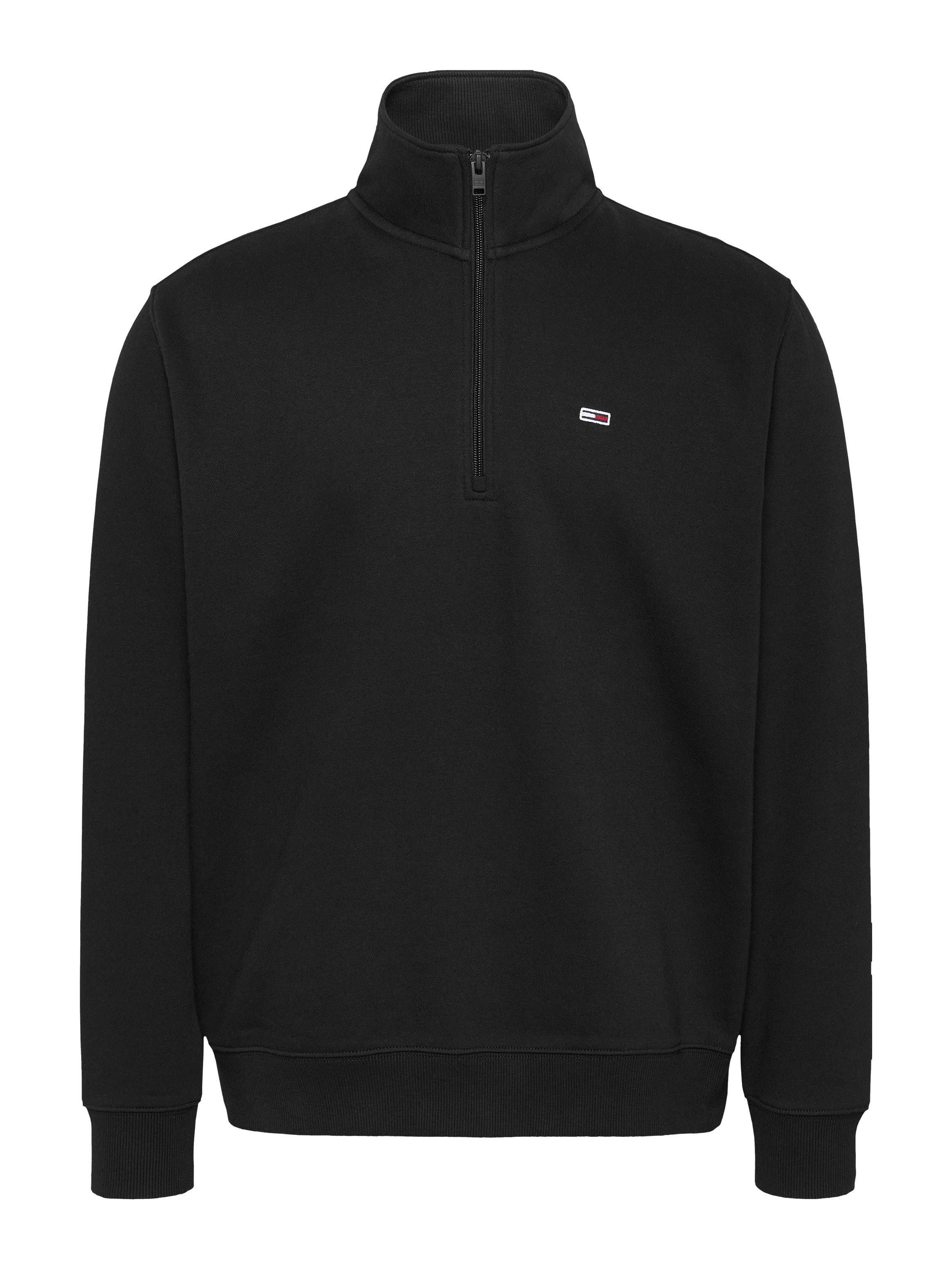 TOMMY JEANS Sweatshirt TJM REG FLEECE 1 4ZIP MOCK NECK