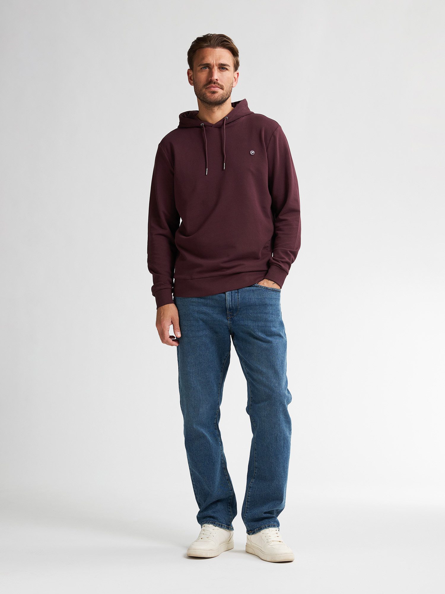 Petrol Industries Hoodie met geborduurd logo