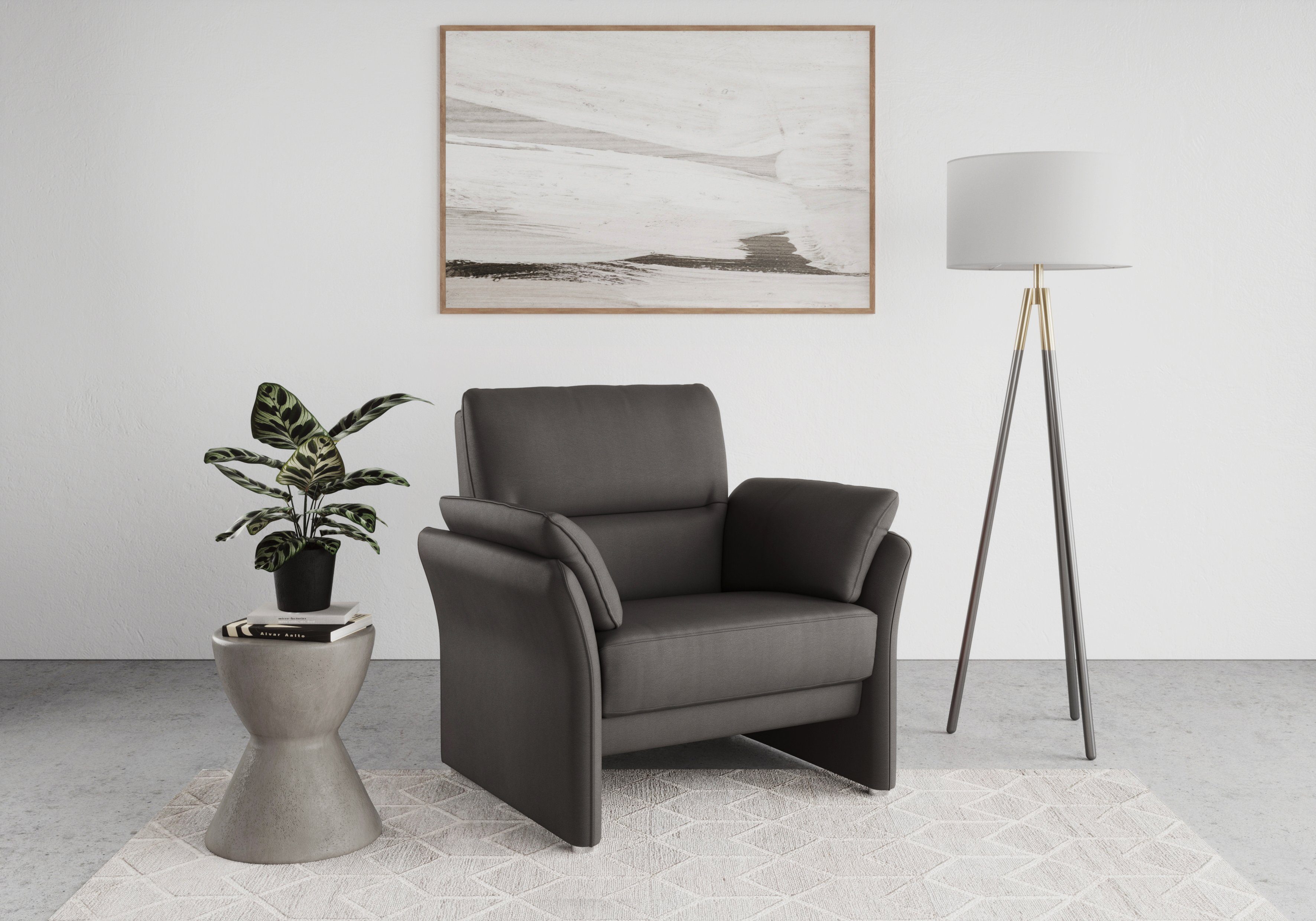 DOMO collection Fauteuil Pina cocktailsstoel Bijpassende fauteuil bij de serie, met binnenvering