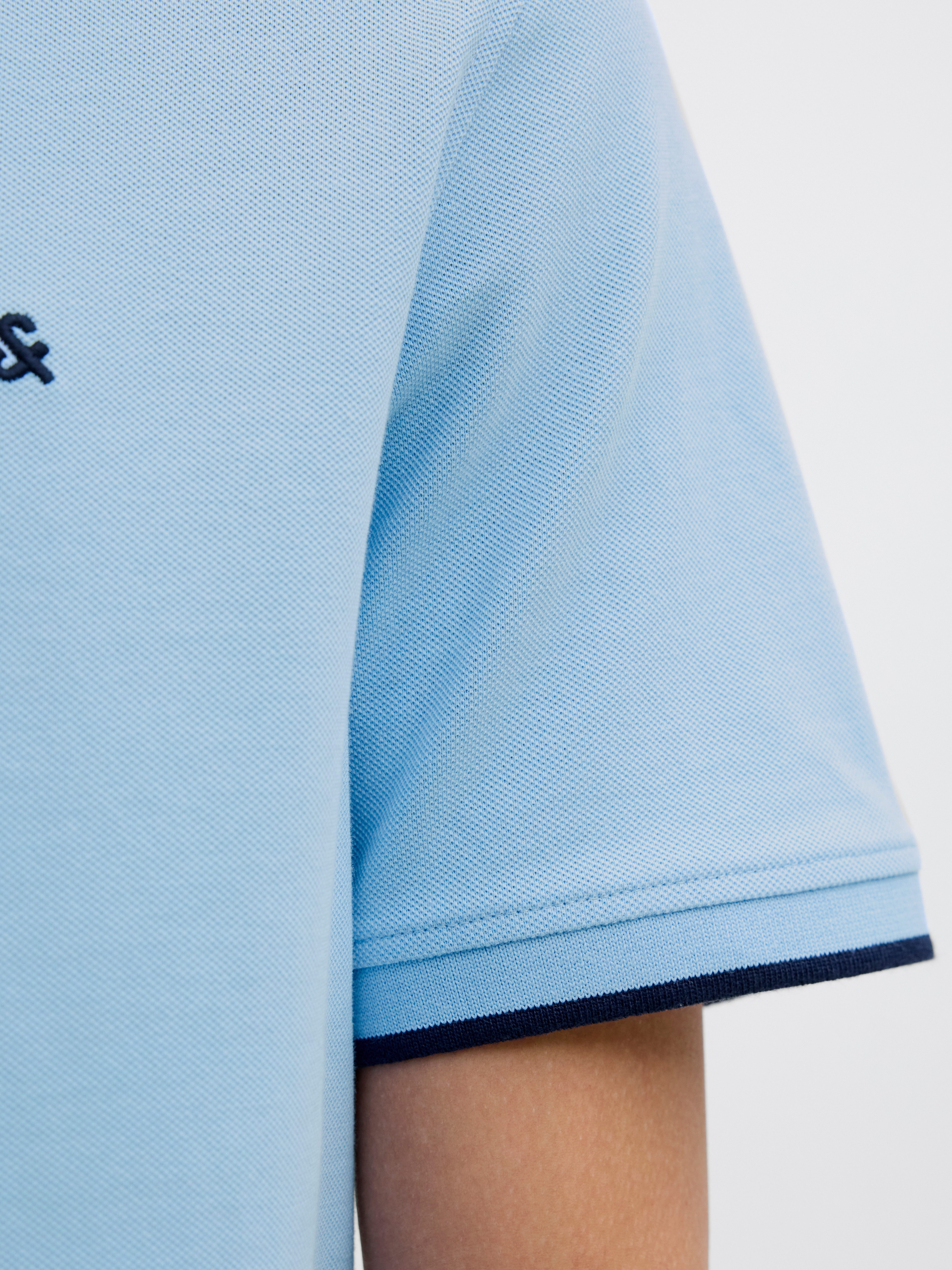 Jack & Jones Poloshirt JJEPAULOS MAO POLO met geborduurd logo