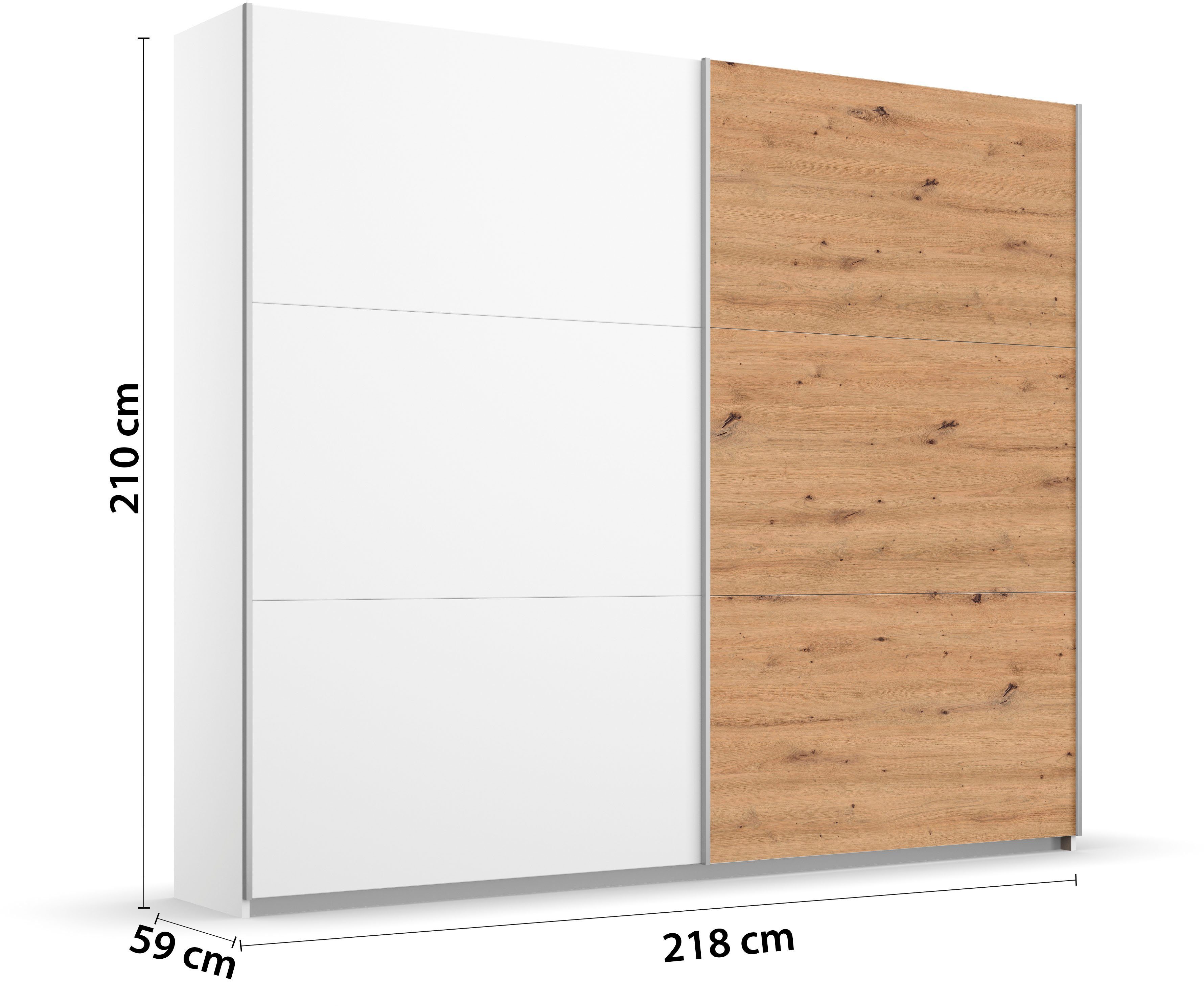 rauch Zweefdeurkast AURELIO kledingkast garderobe TOPSELLER OTTO´s CHOICE 3 verschillende uitrustingsvarianten handgrepen van metaal made in germany