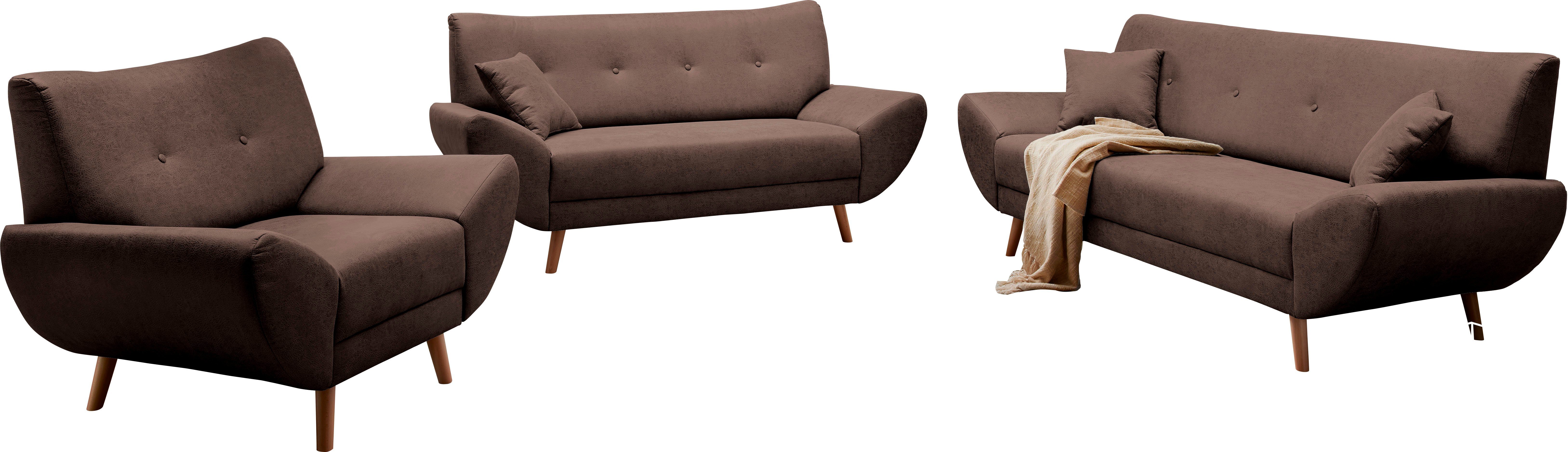 Home affaire Zithoek BASTA Comfortabele golfvering (3-delig)