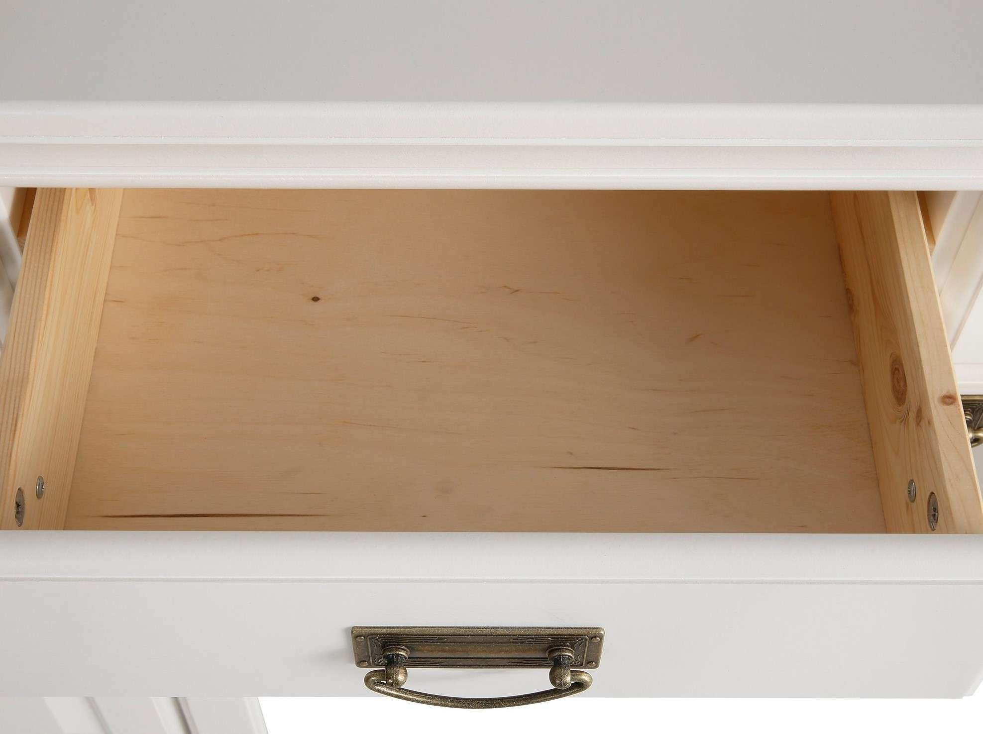 Home affaire Highboard Rügen Vitrine in landelijke stijl, gecertificeerd massief hout, hoogte 131 cm
