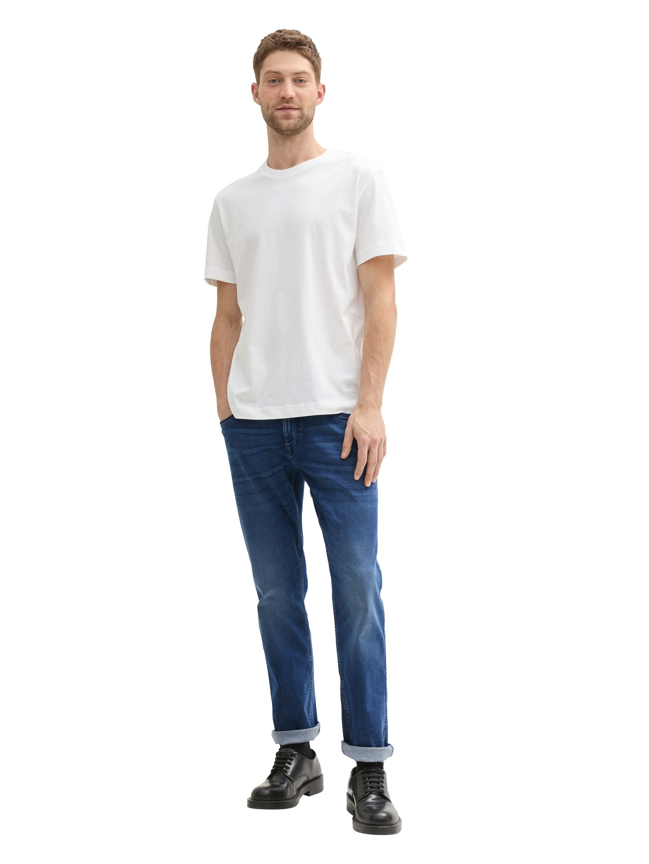 Tom Tailor Straight jeans Marvin in five-pocketsstijl