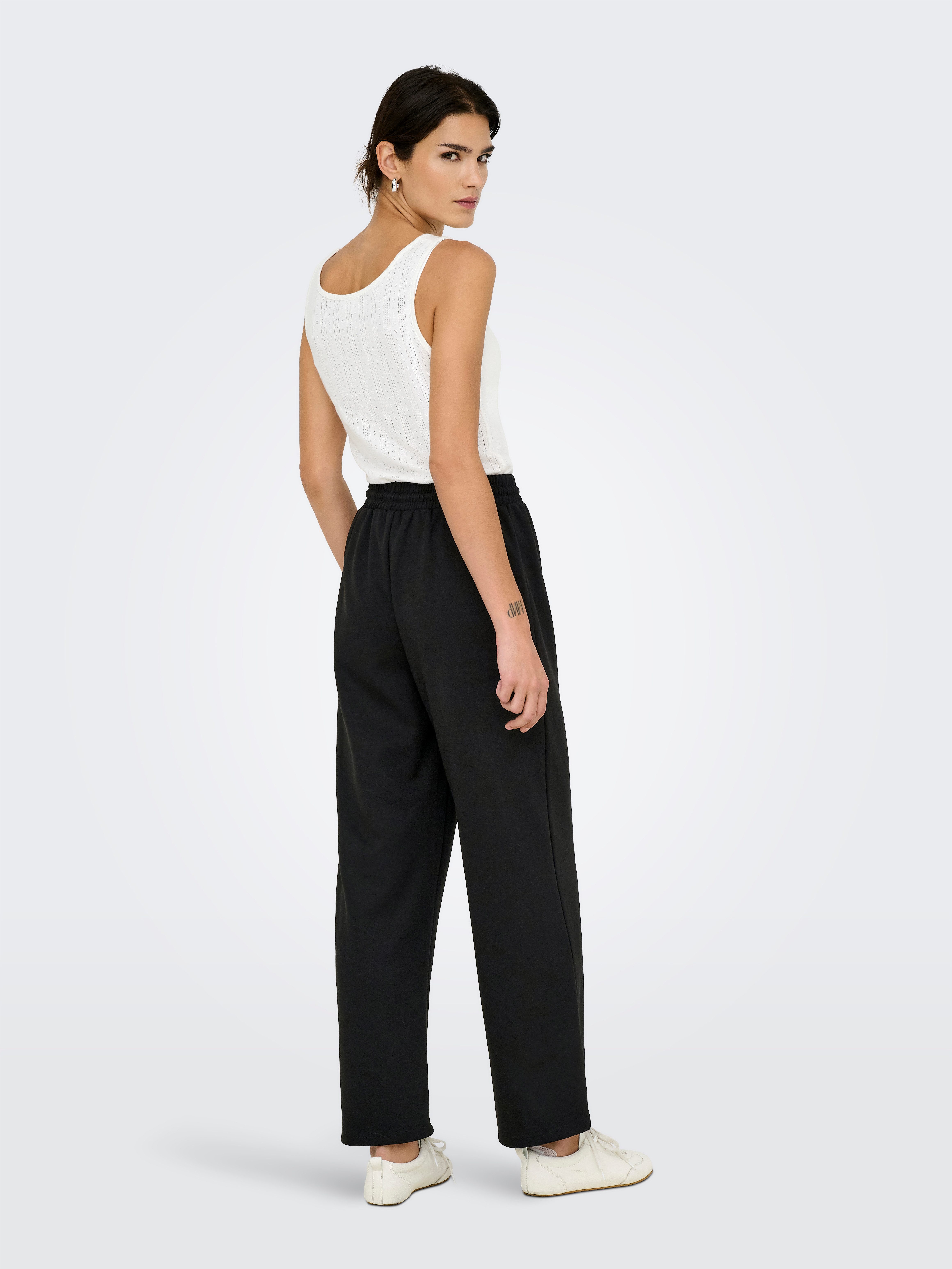 Only Trainingsbroek ONLSCARLETT WIDE PANT SWT NOOS