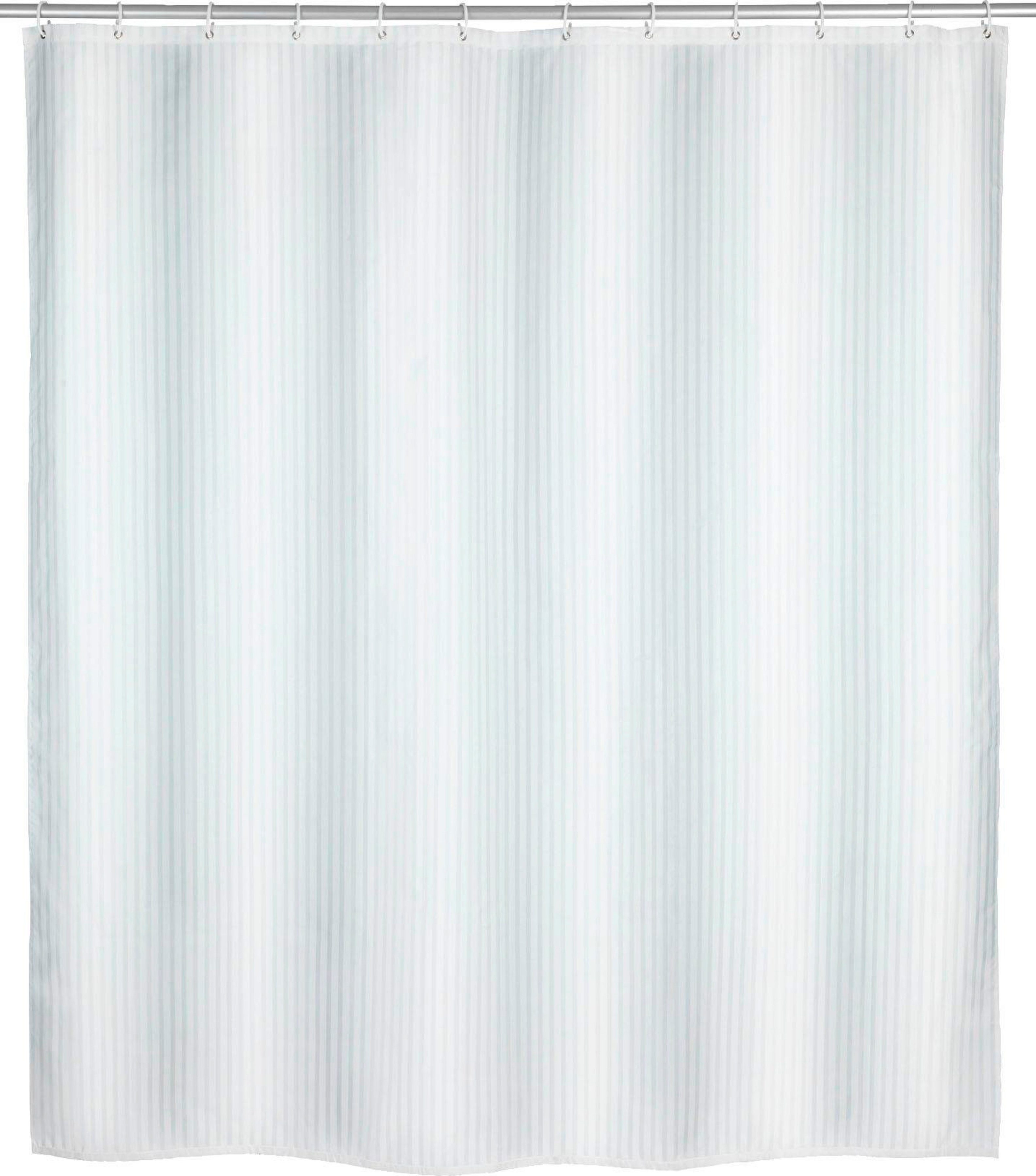 WENKO Douchegordijn Paleis Hoogte 200 cm, polyester. Wasbaar douchegordijnen wit