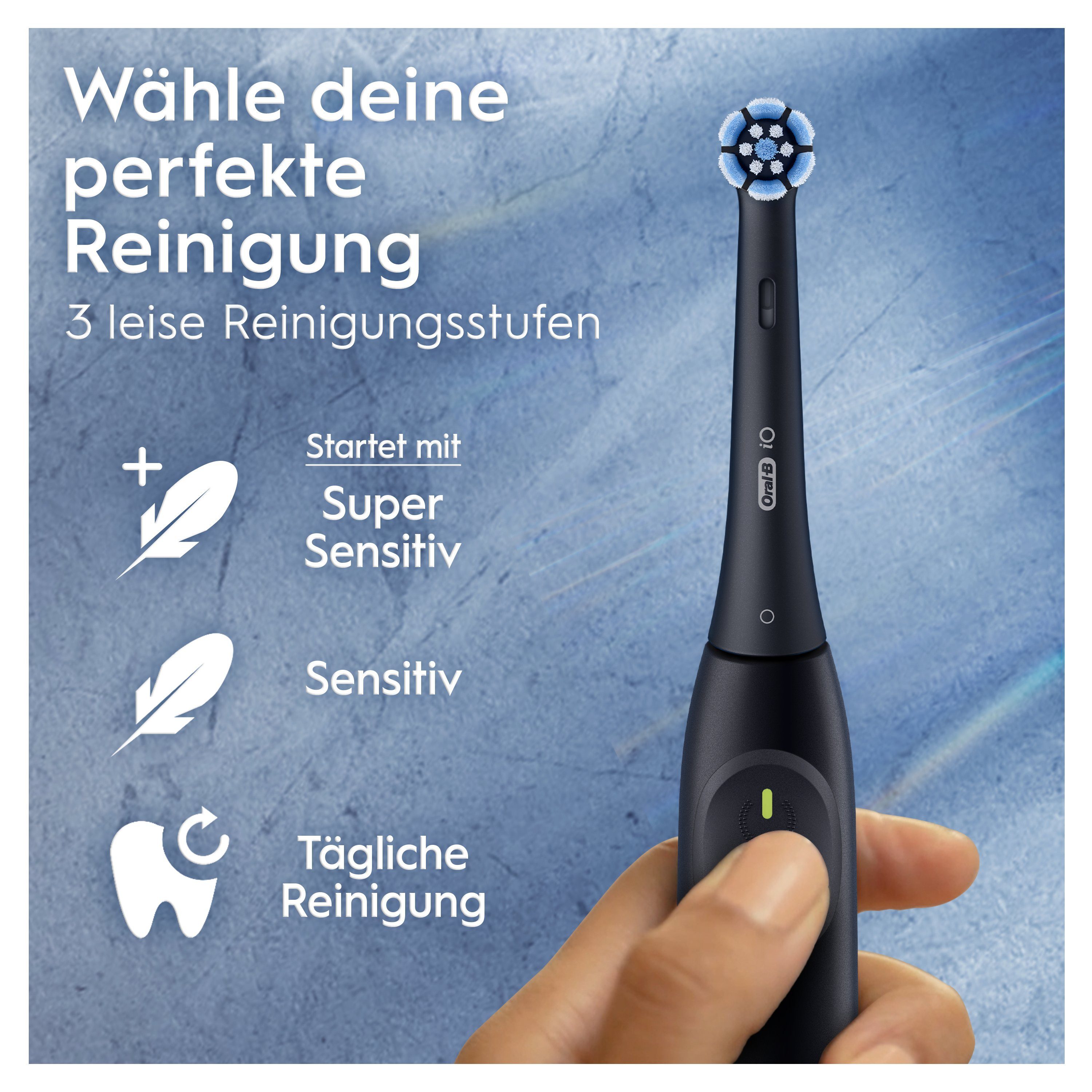 Oral B Elektrische tandenborstel IO Series 2 voor de zachte reiniging, reisetui