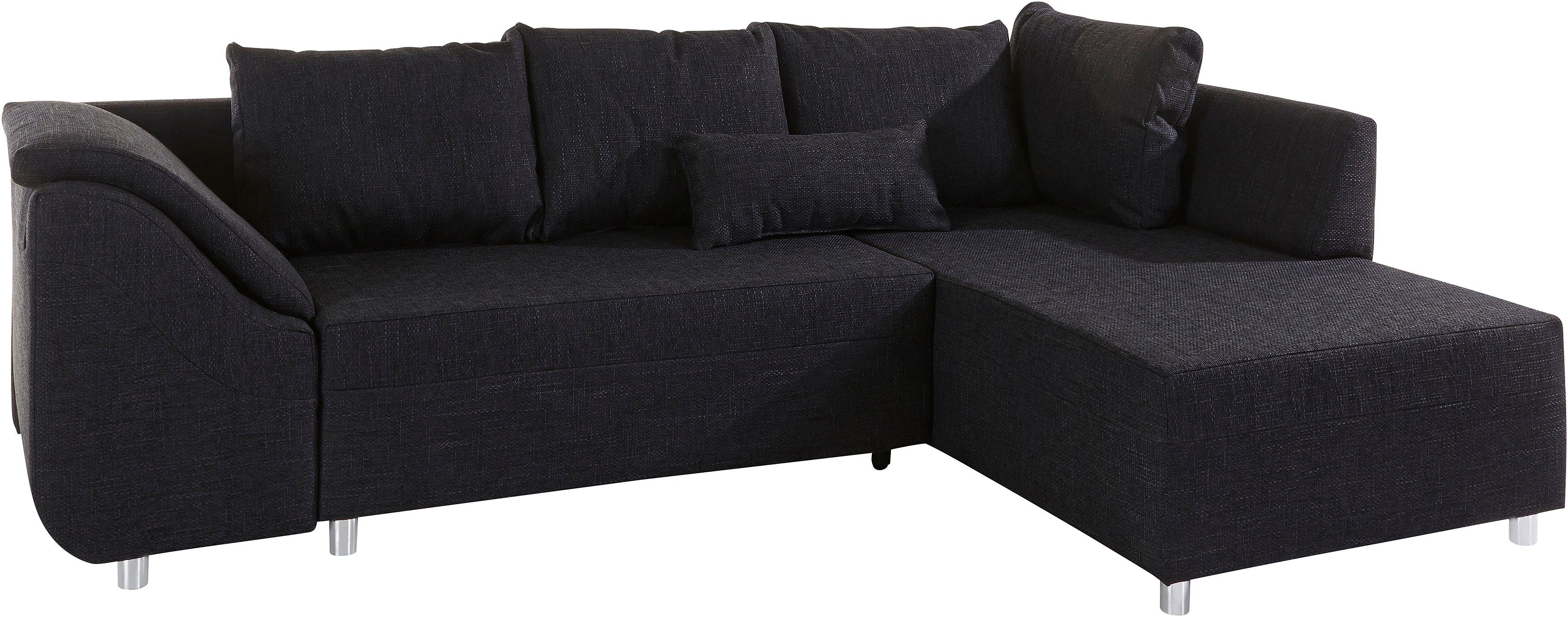 COLLECTION AB Hoekbank Sally L-vorm met en zonder slaapfunctie, inclusief losse rug- en sierkussens