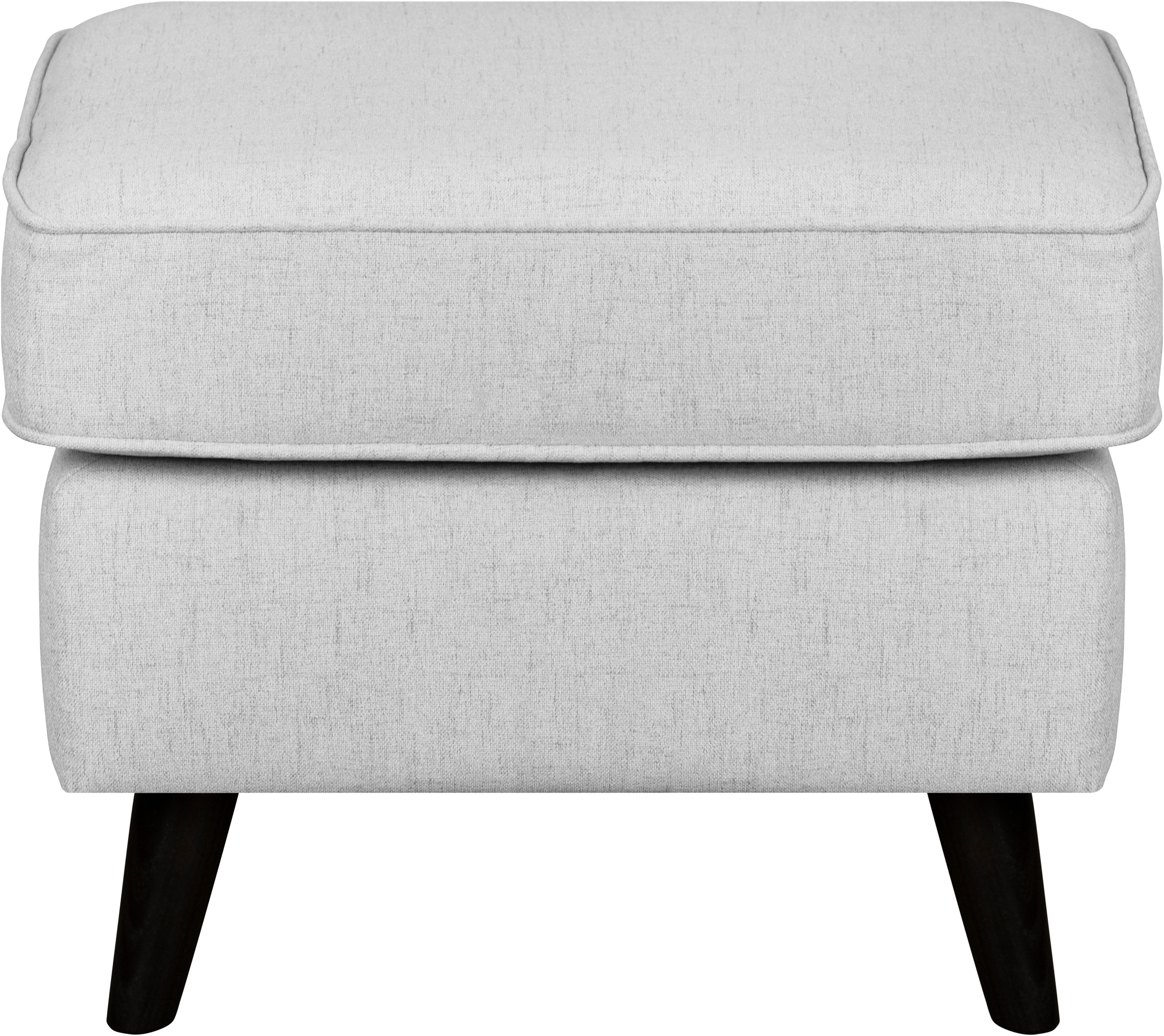 Home affaire Hocker Poef CHISTELLE, ook in bouclé met golfondersteuning, afmetingen: bxdxh: 57x57x46 cm