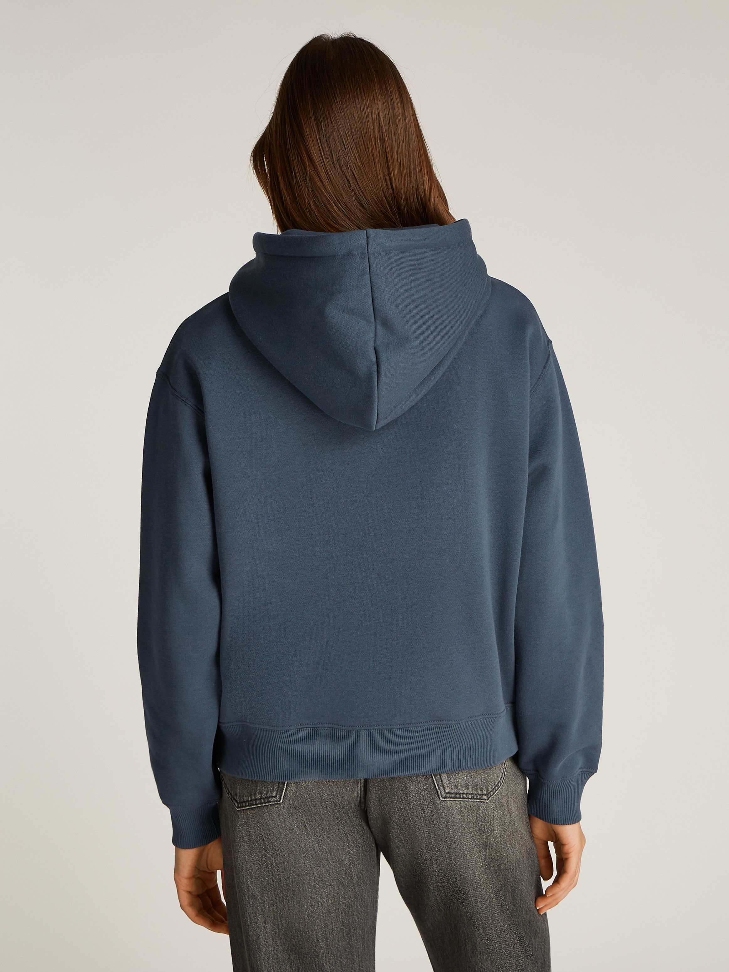 Tommy Hilfiger Hoodie MDRN REG CORP LOGO HOODIE met geborduurd logo-opschrift