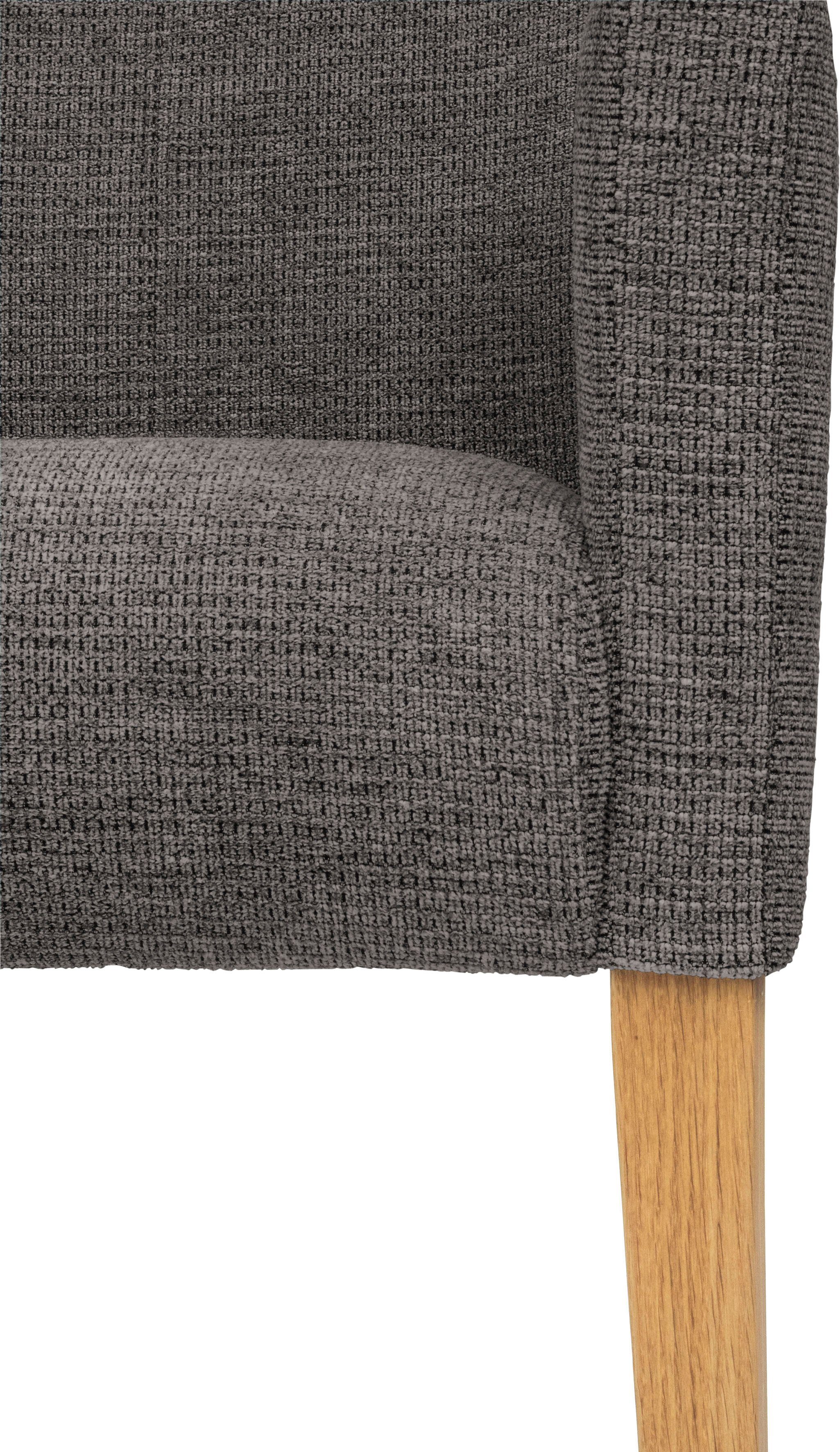 Home affaire Stoel met armleuningen King BESTSELLER! Eetkamerstoel met comfortabele bekleding, eetkamerstoel met armleuningen