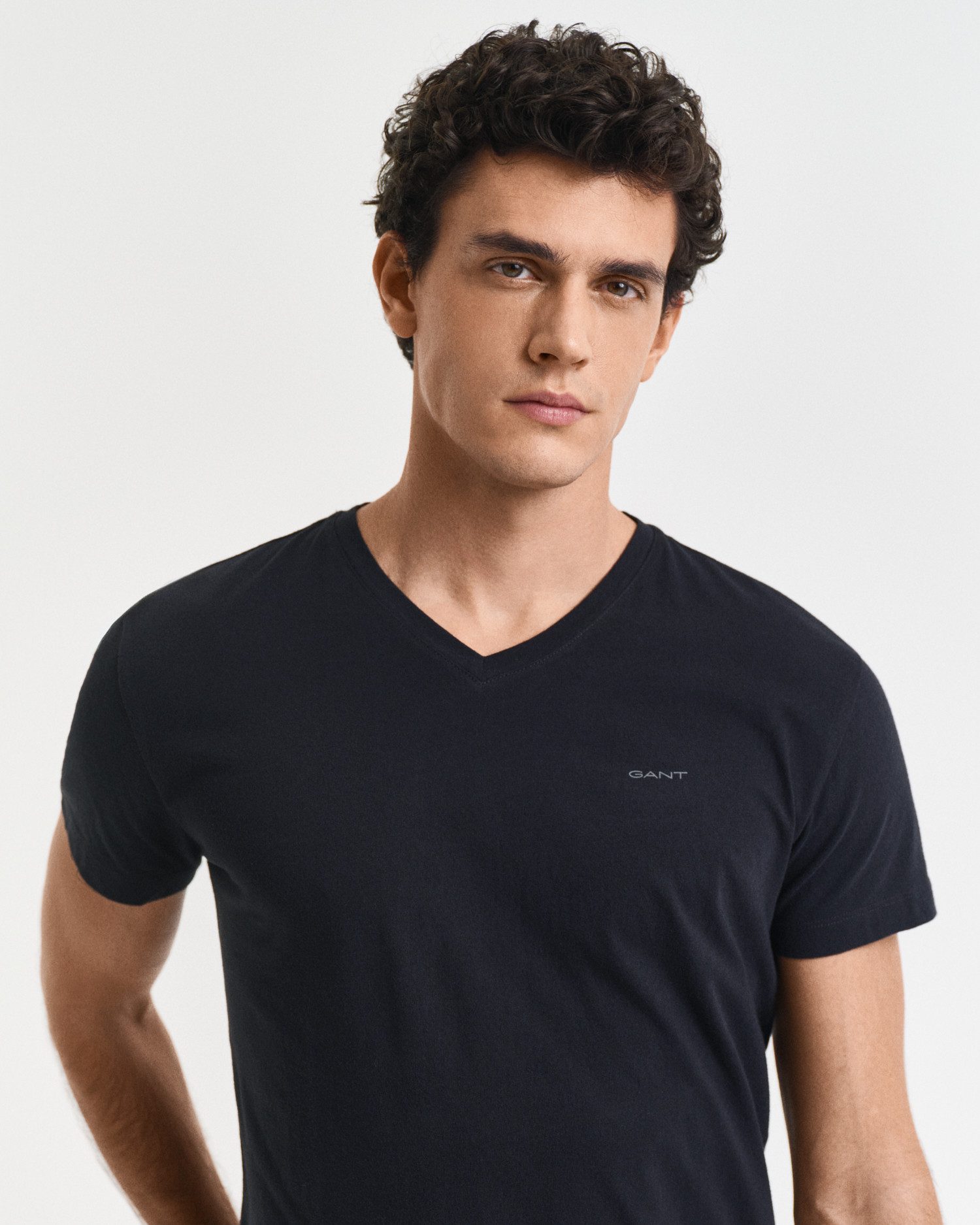 Gant Shirt met korte mouwen V-NECK T-SHIRT 2-PACK
