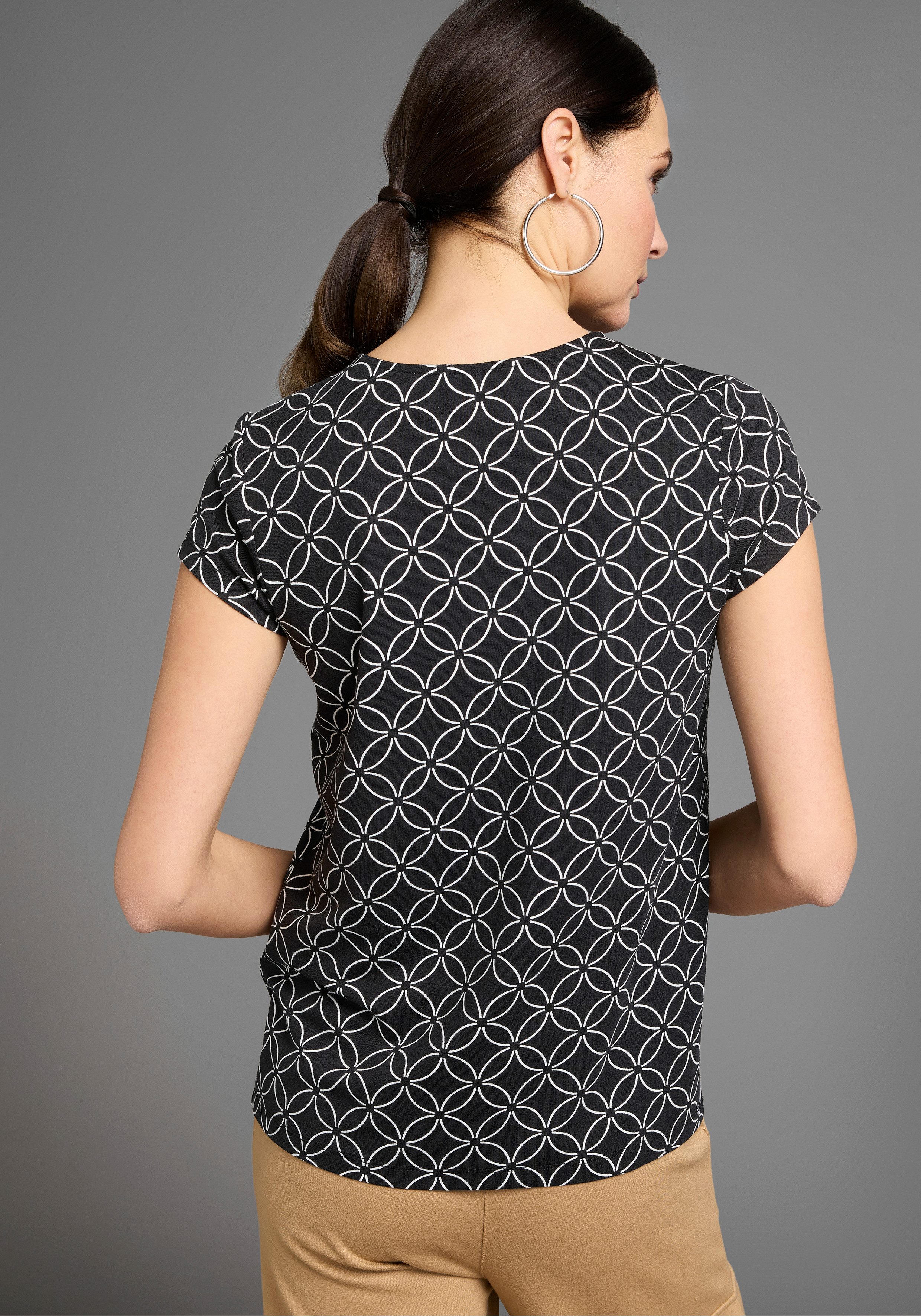 HECHTER PARIS Shirt met korte mouwen
