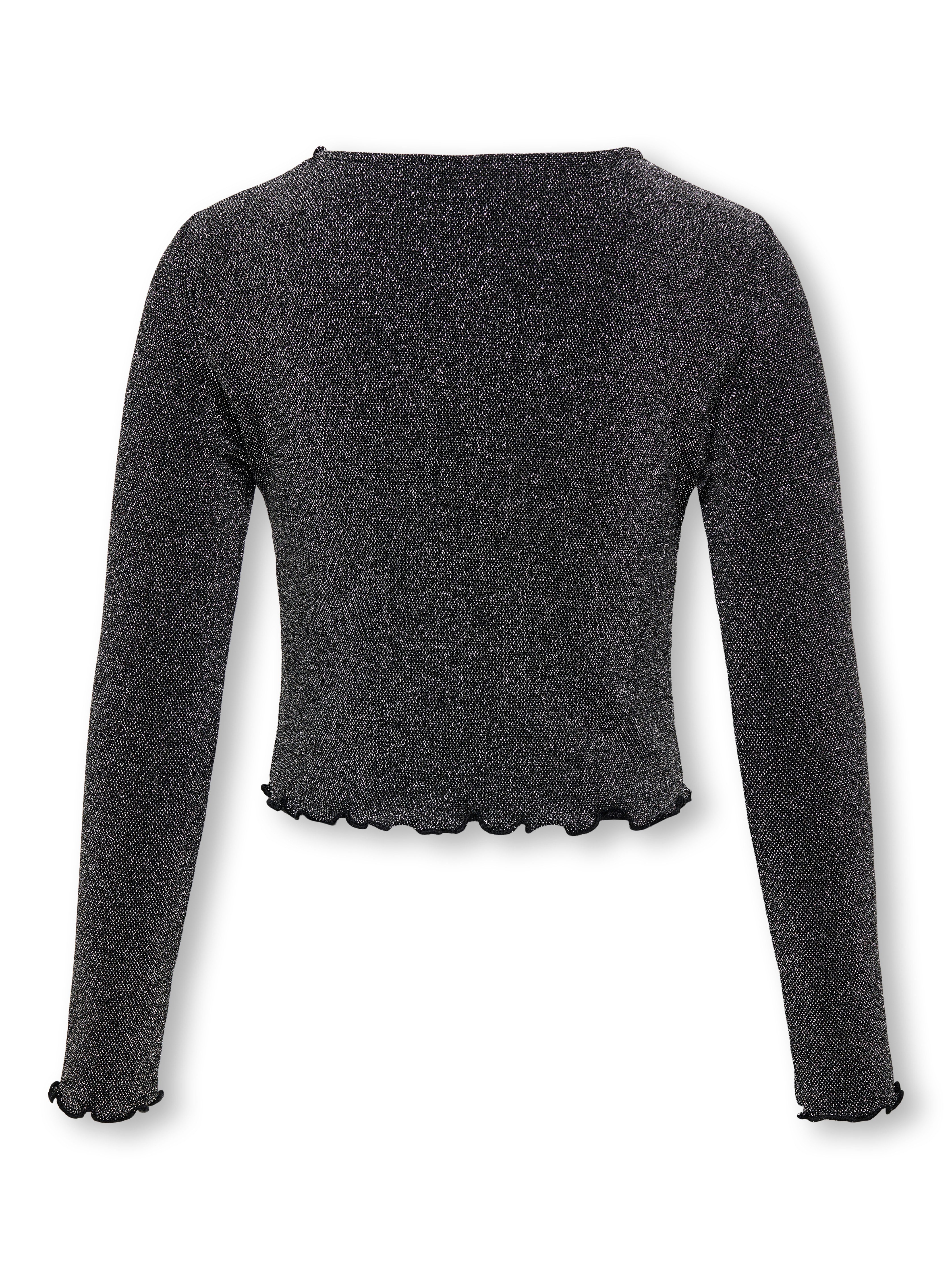 KIDS ONLY Shirt met lange mouwen KOGQUEEN L/S GLITTER TOP BF JRS