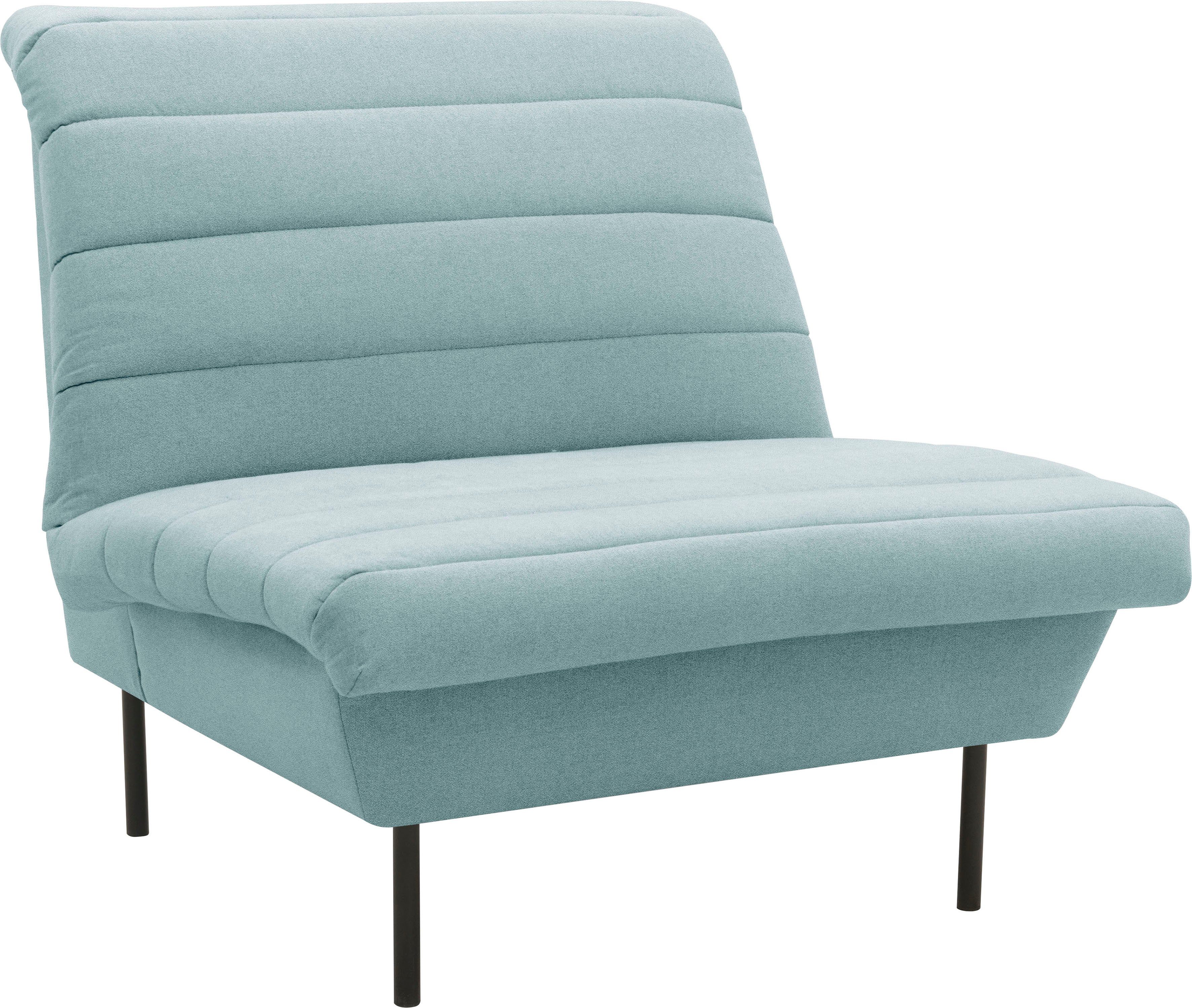 LOOKS BY WOLFGANG JOOP Fauteuil LOOKS IX Breedtestiksels, zonder armleuningen