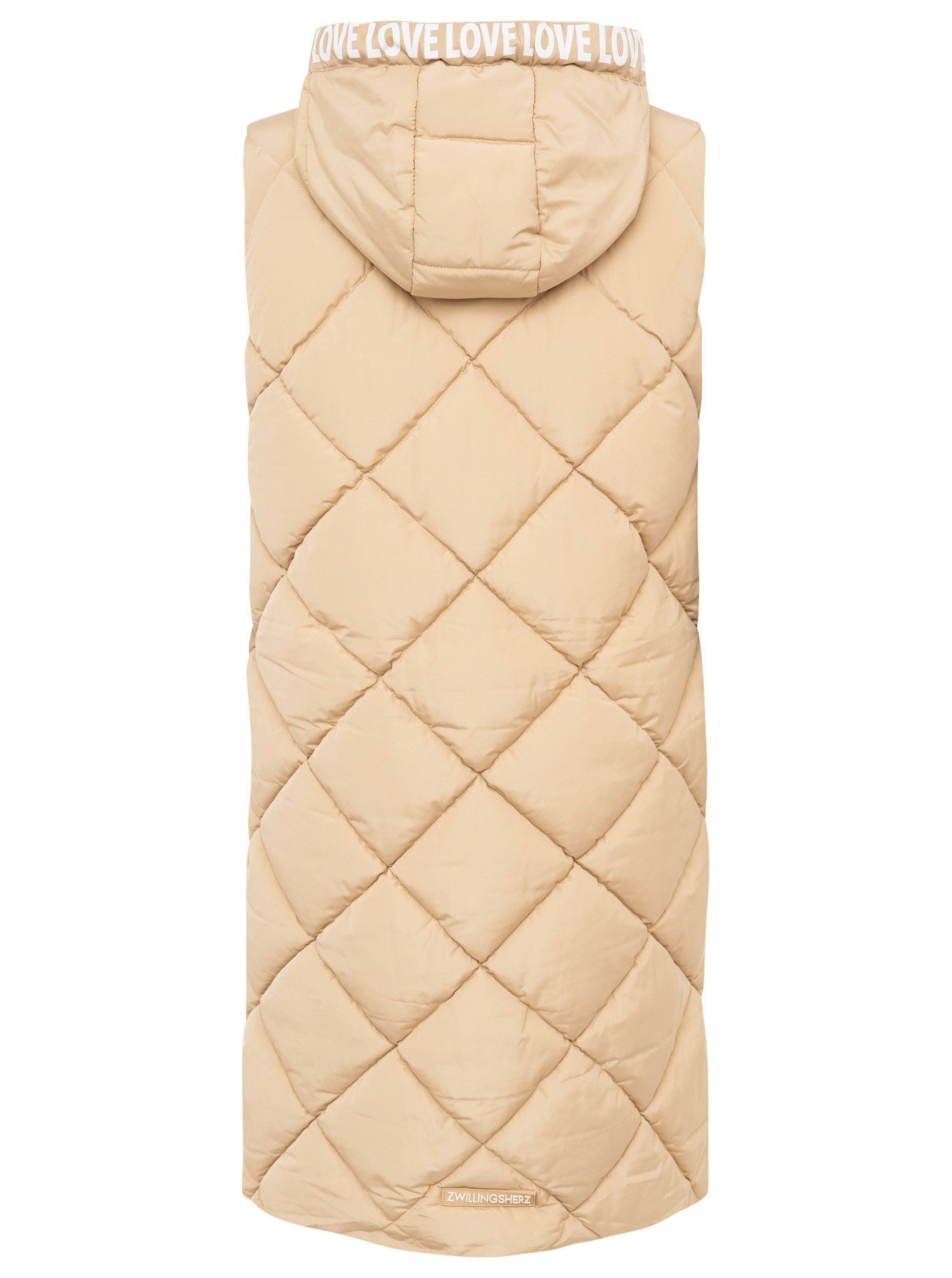 Zwillingsherz Bodywarmer "Love Print"