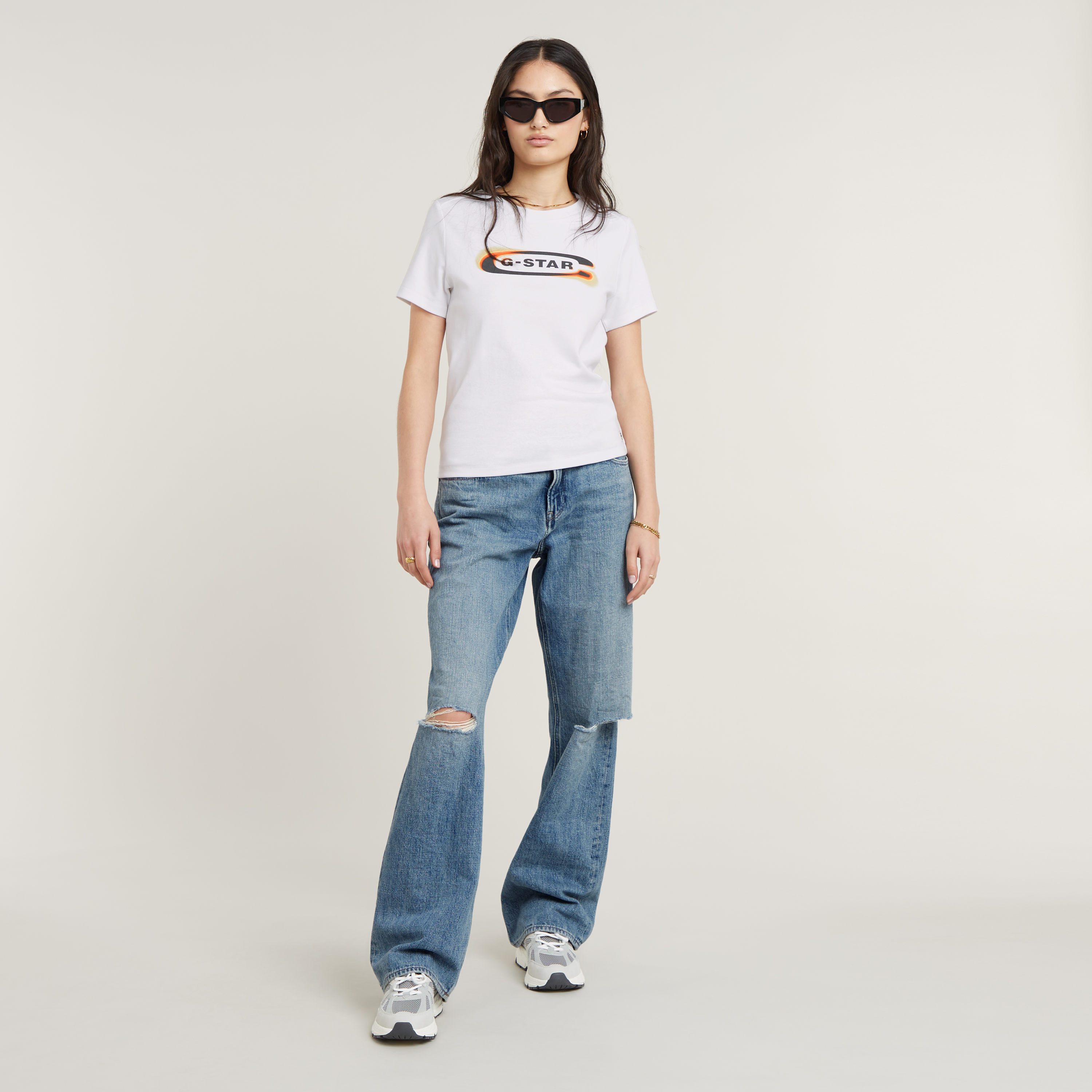 G-Star RAW T-shirt Old skool logo r t wmn