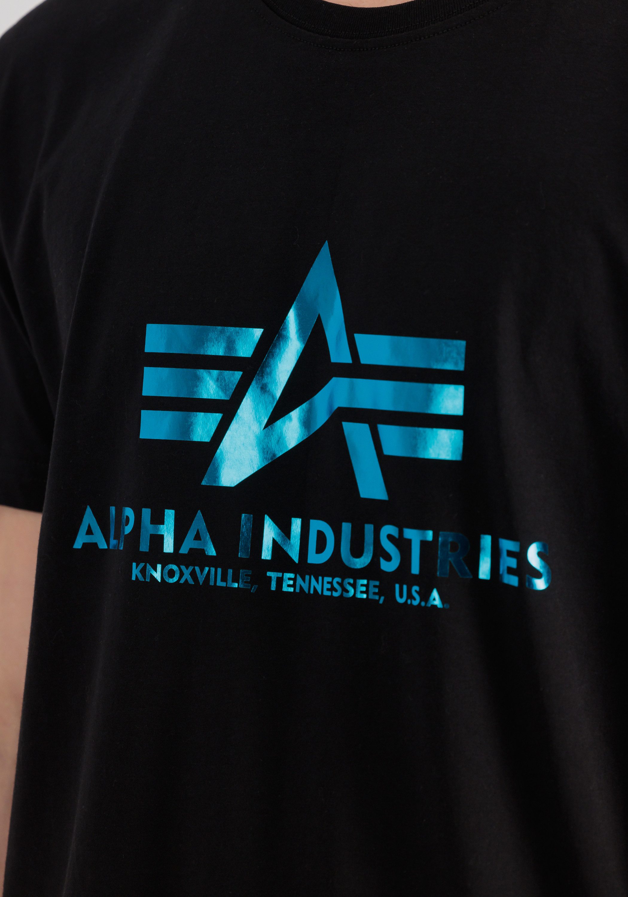 Alpha Industries T-shirt Alpha Industries Men - T-Shirts Basic T-Shirt BL Foil Print