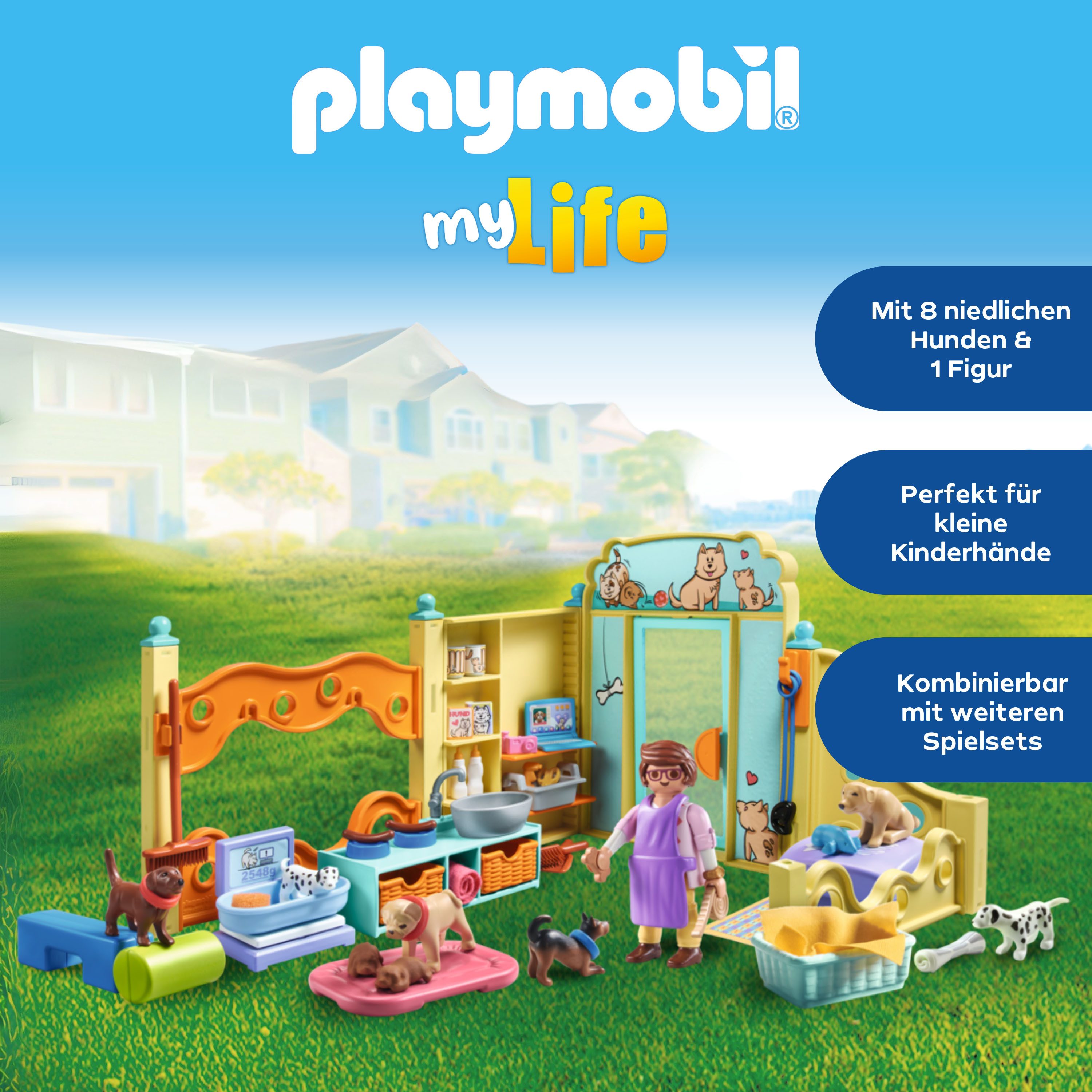 Playmobil® Constructie-speelset Welpenhaus (71743), Playmobil My Life (94-delig)