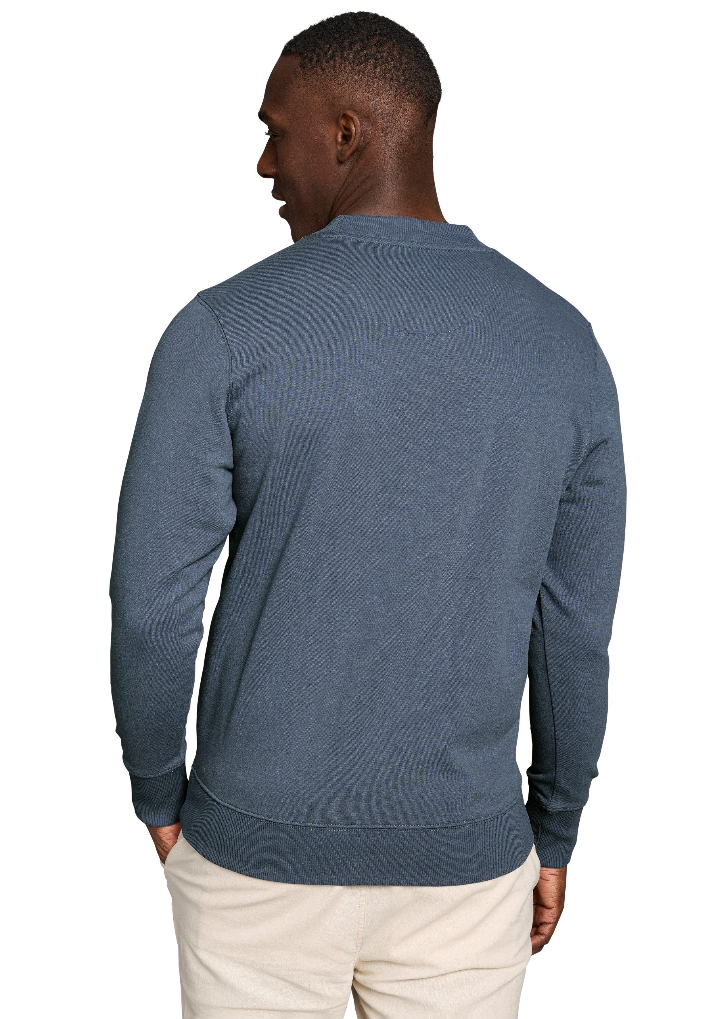 DELMAO Sweatshirt Langarm, regular fit, effen, basic-stijl