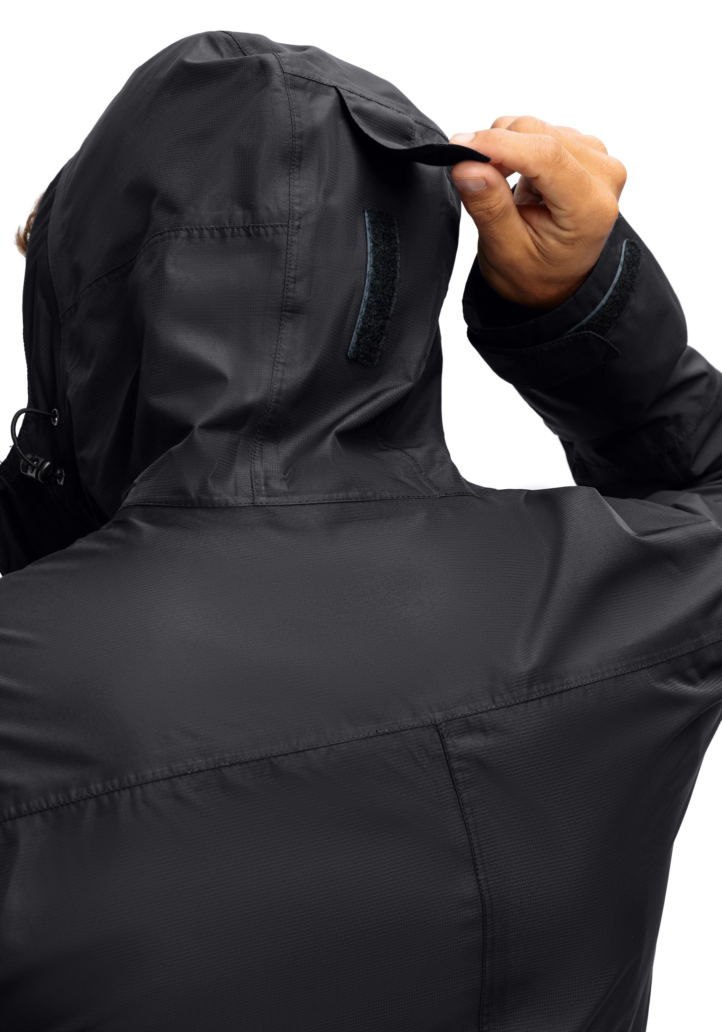 Maier Sports Outdoorjack Abbenstein M Heren jacke waterdicht, functionele jas met 2 buitenzakken + binnenzak