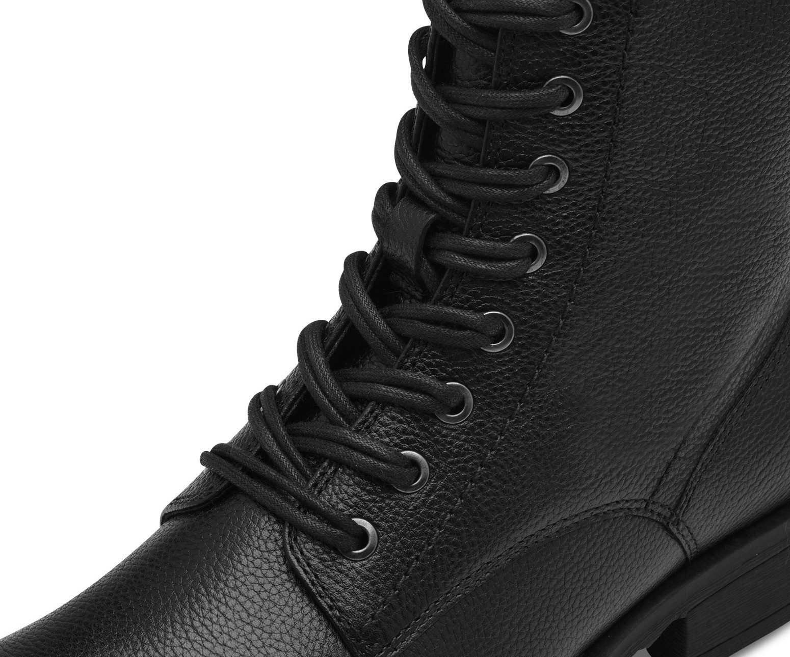 Tamaris Veterlaarsjes blokhak, veterschoenen, business schoenen in glanzende metallic look