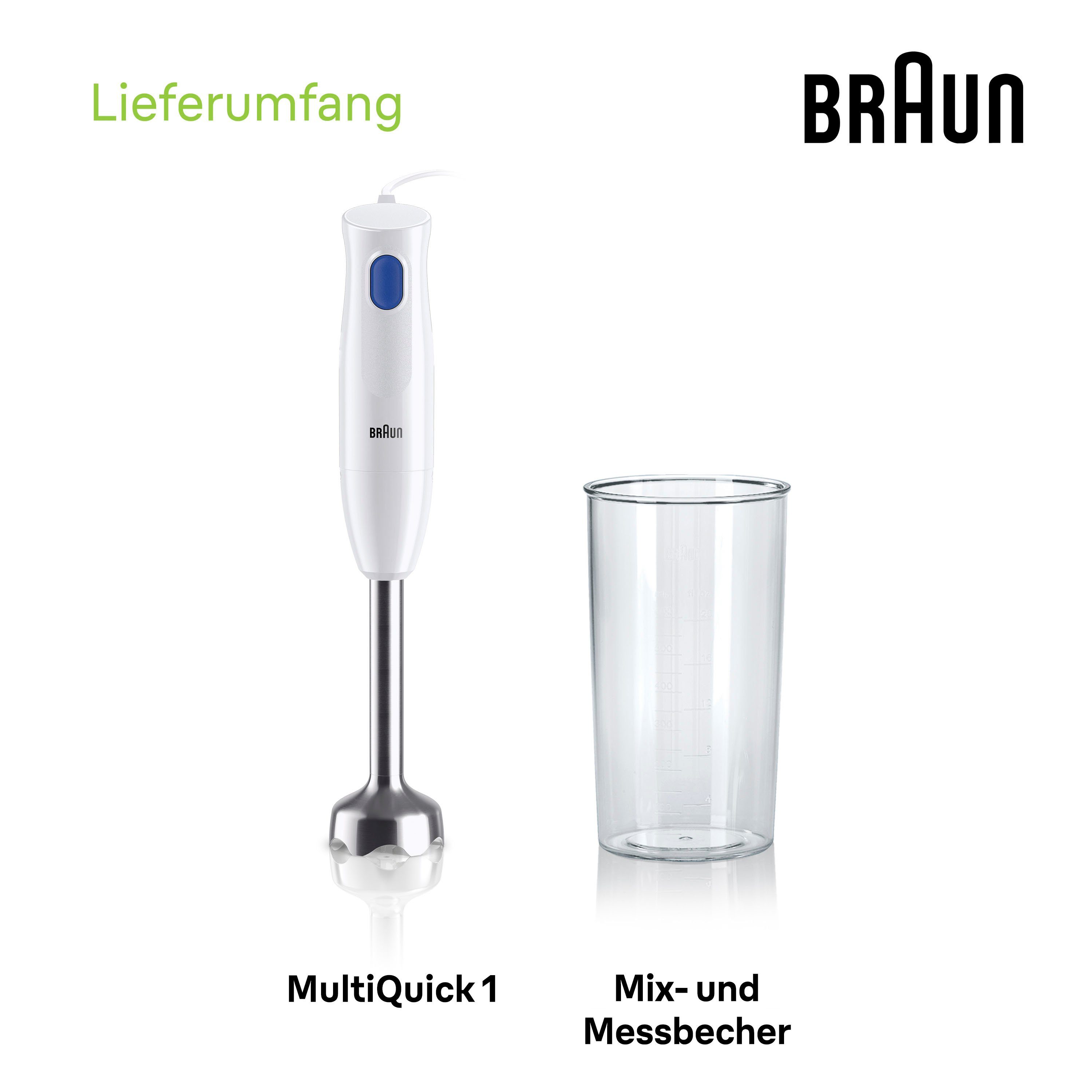 Braun Staafmixer MQ 10.001M WH MultiQuick 1