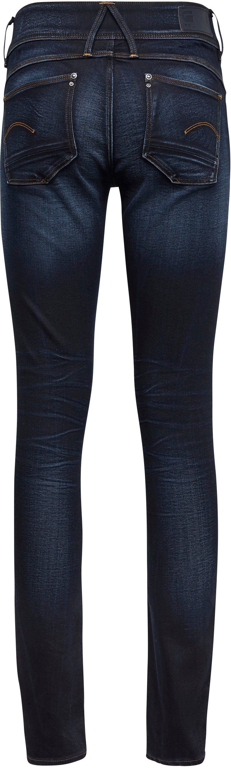 G-Star RAW Skinny fit jeans Lynn Mid Waist Skinny moderne versie van het klassieke 5-pocket-design