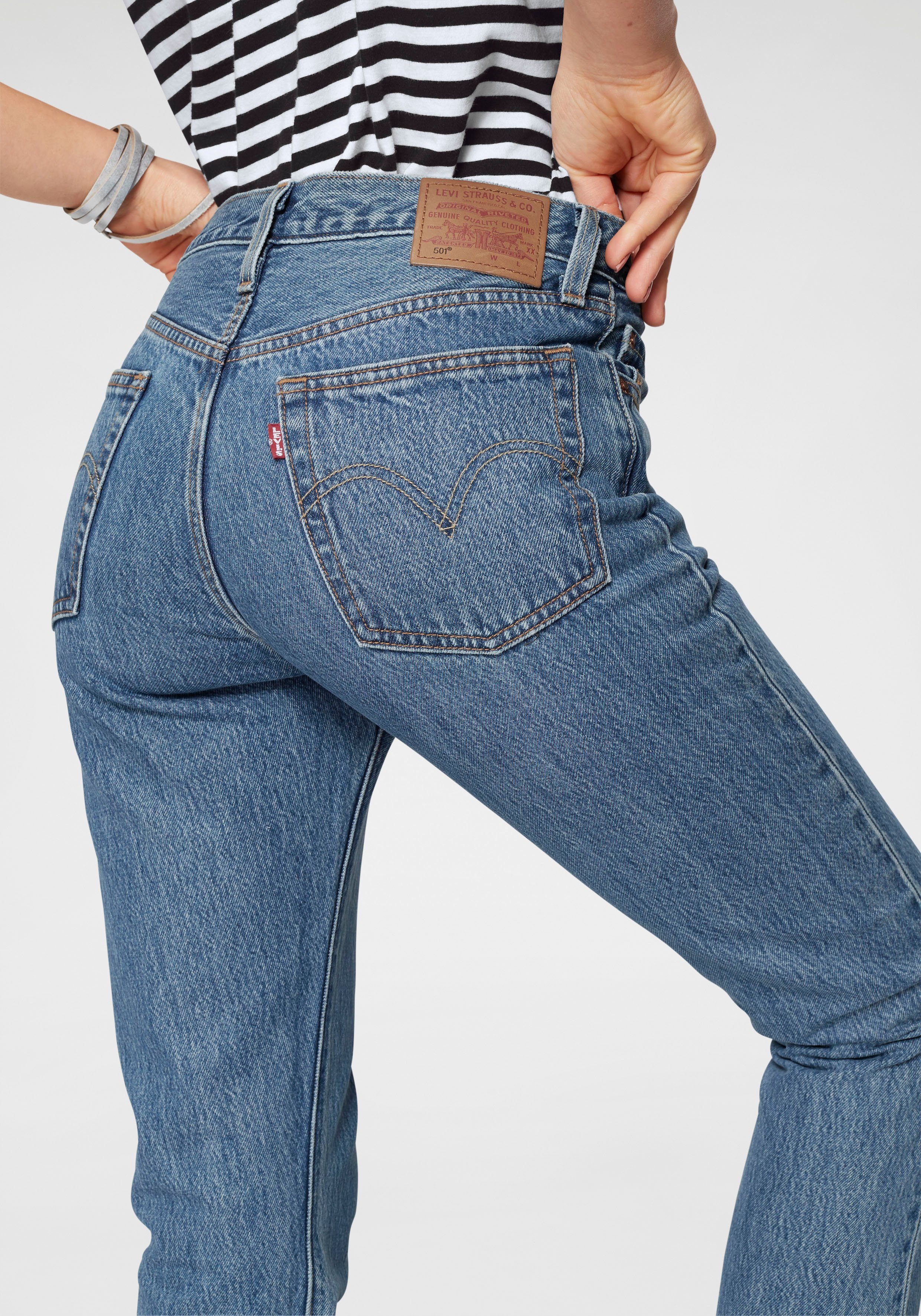 Levi's® 7/8 jeans 501 CROP 501 collectie, 5-pocket-stijl