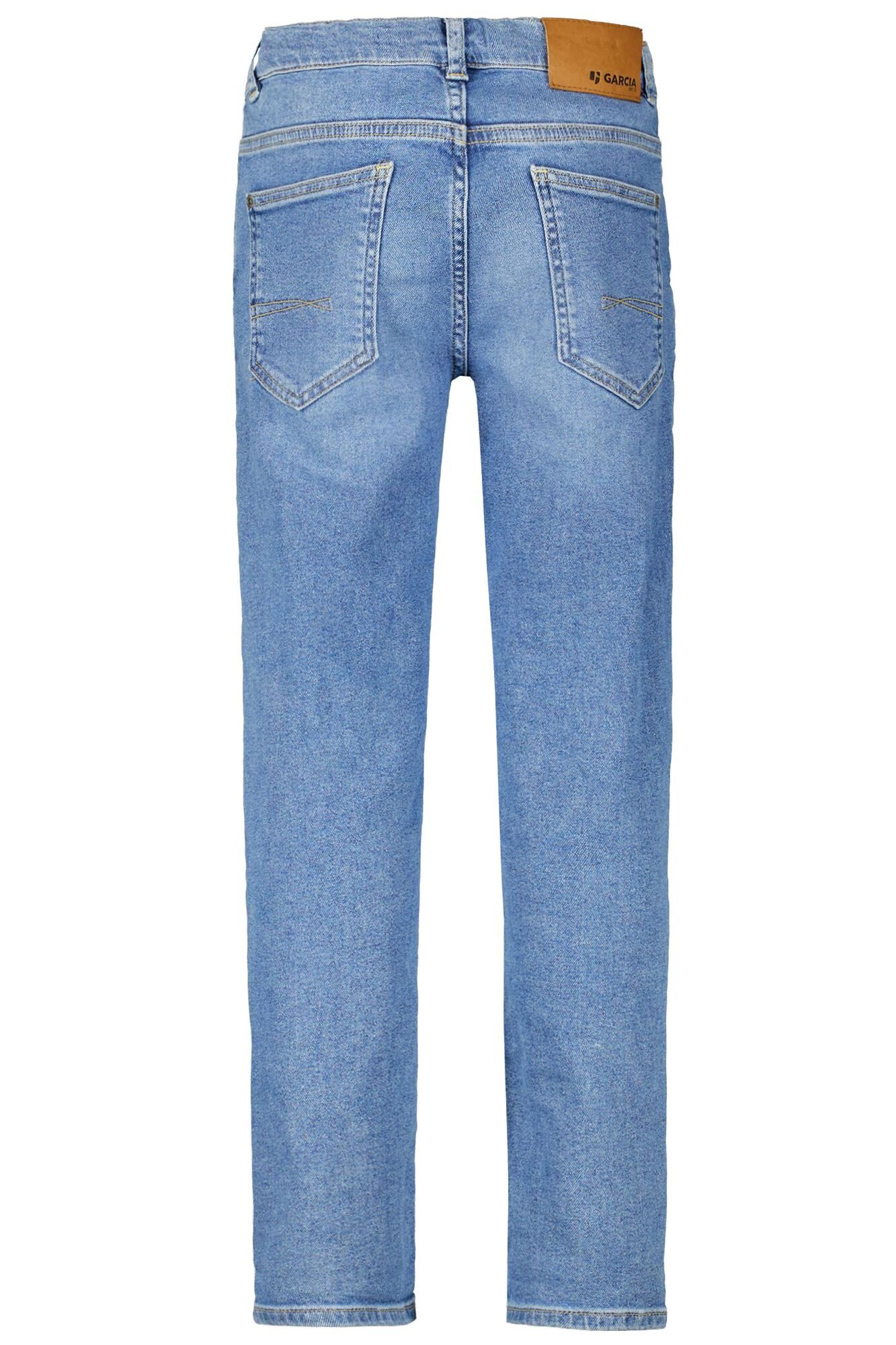 Garcia Dad-jeans Dalino voor jongens, met verwoeste effecten