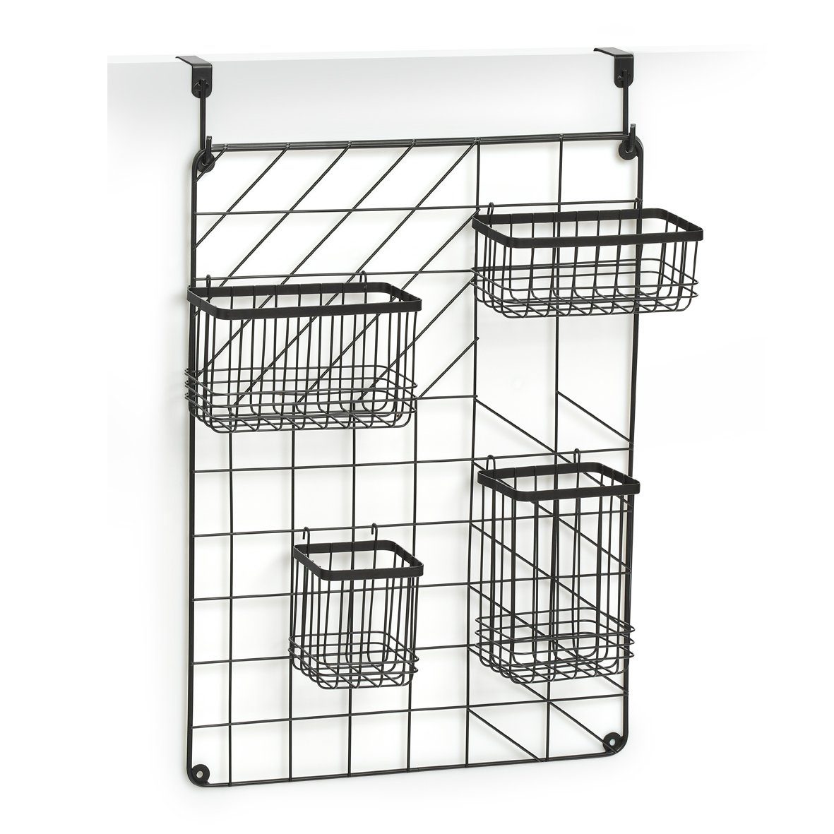 Zeller Present Stellingkast Metaal, hoog en dwars te monteren boekenkasten & planken maat -
