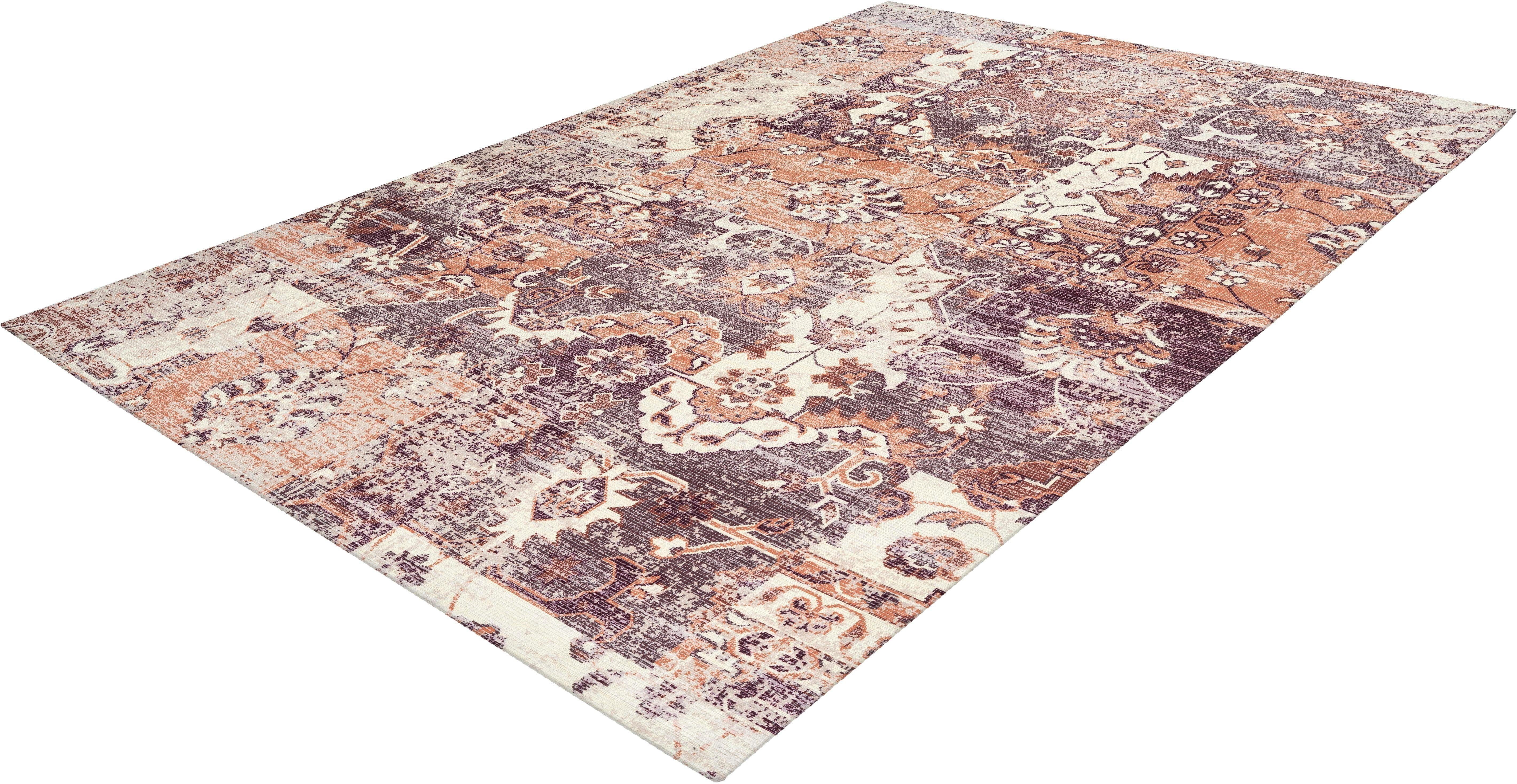 calo-deluxe Vloerkleed Emin 900 puur katoen, woonkamer moderne vloerkleden maat 120 cm x 170 cm x 10 mm bruin