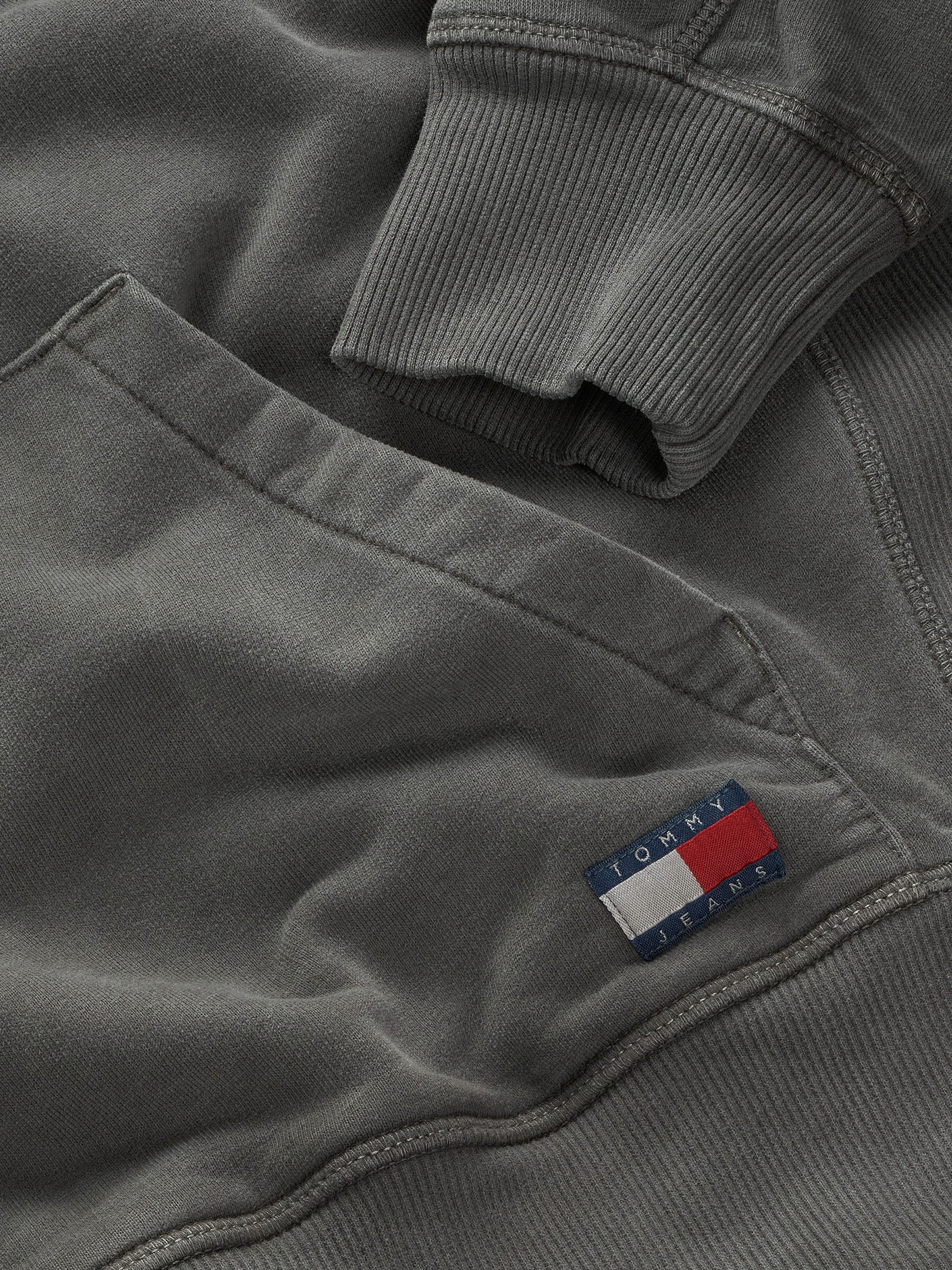 TOMMY JEANS Hoodie TJM RLX TJ LABEL HOODIE met groot logoborduursel