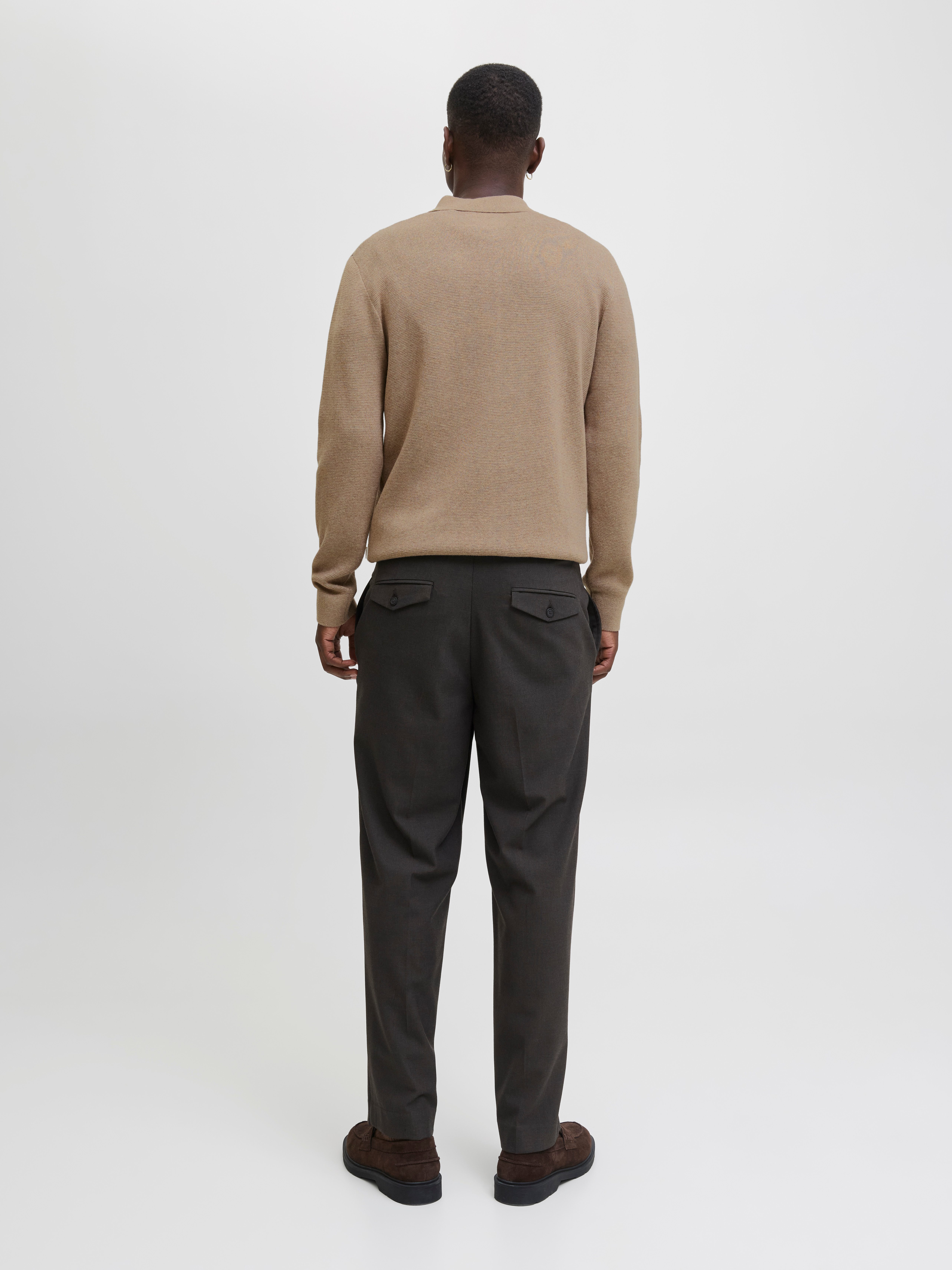 Jack & Jones Trui met polokraag JPRBLAMILANO STITCH KNIT ZIP POLO SN