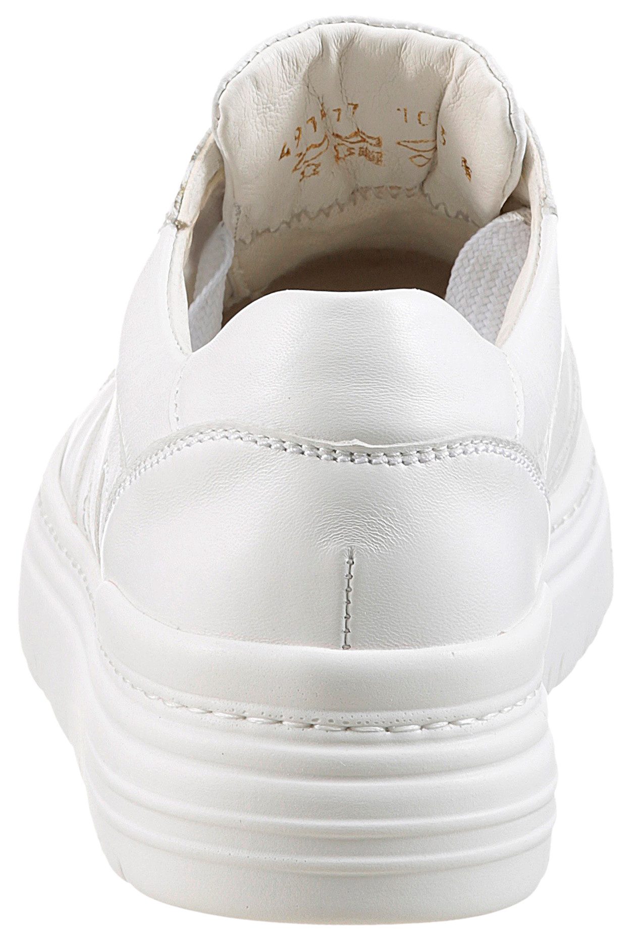 Waldläufer Plateausneakers H-TAMIRA , lage schoen, vrijetijdsschoen, sneaker in comfortbreedte h (= zeer breed)