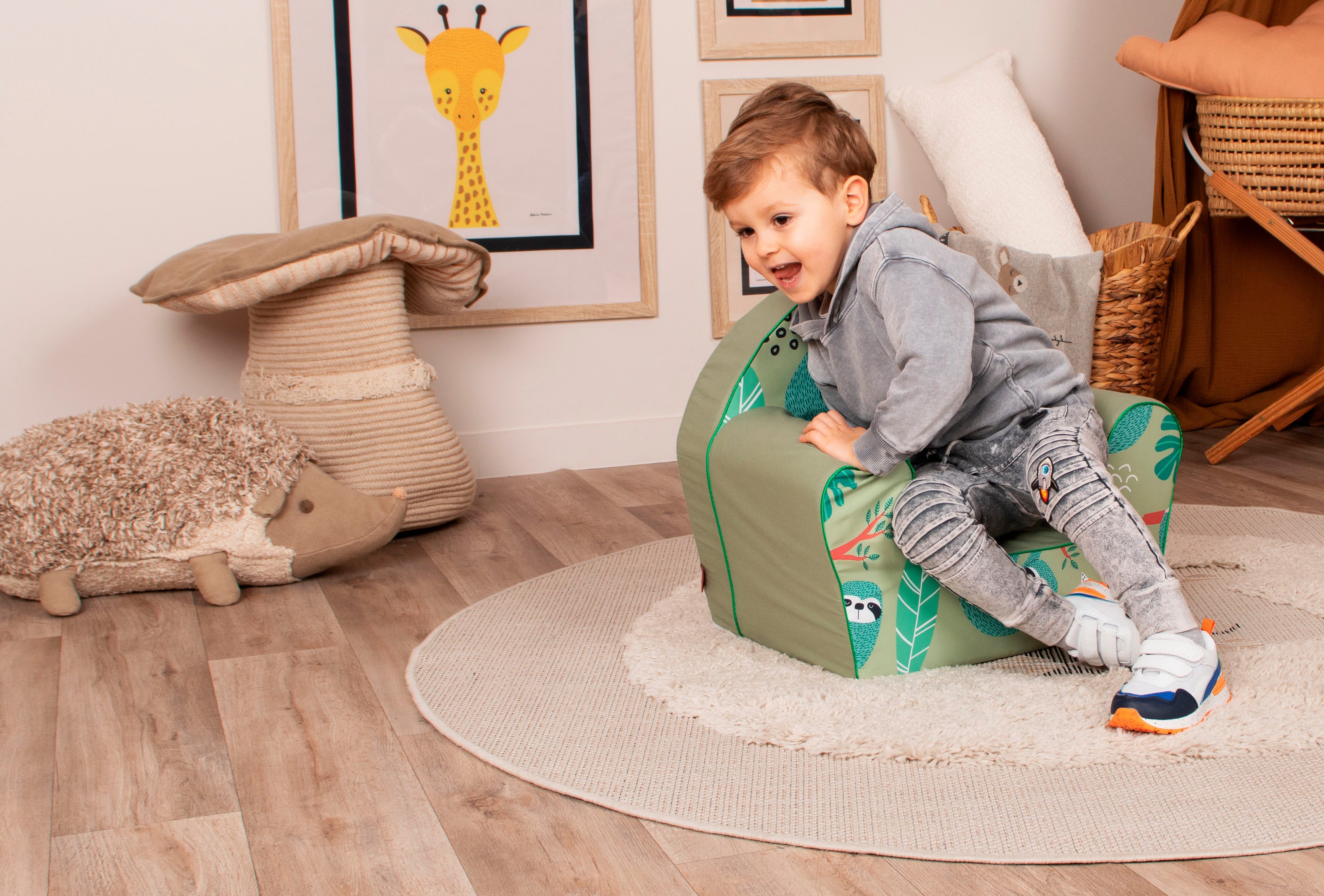 Knorrtoys® Fauteuil Luiaard voor kinderen, made in europe