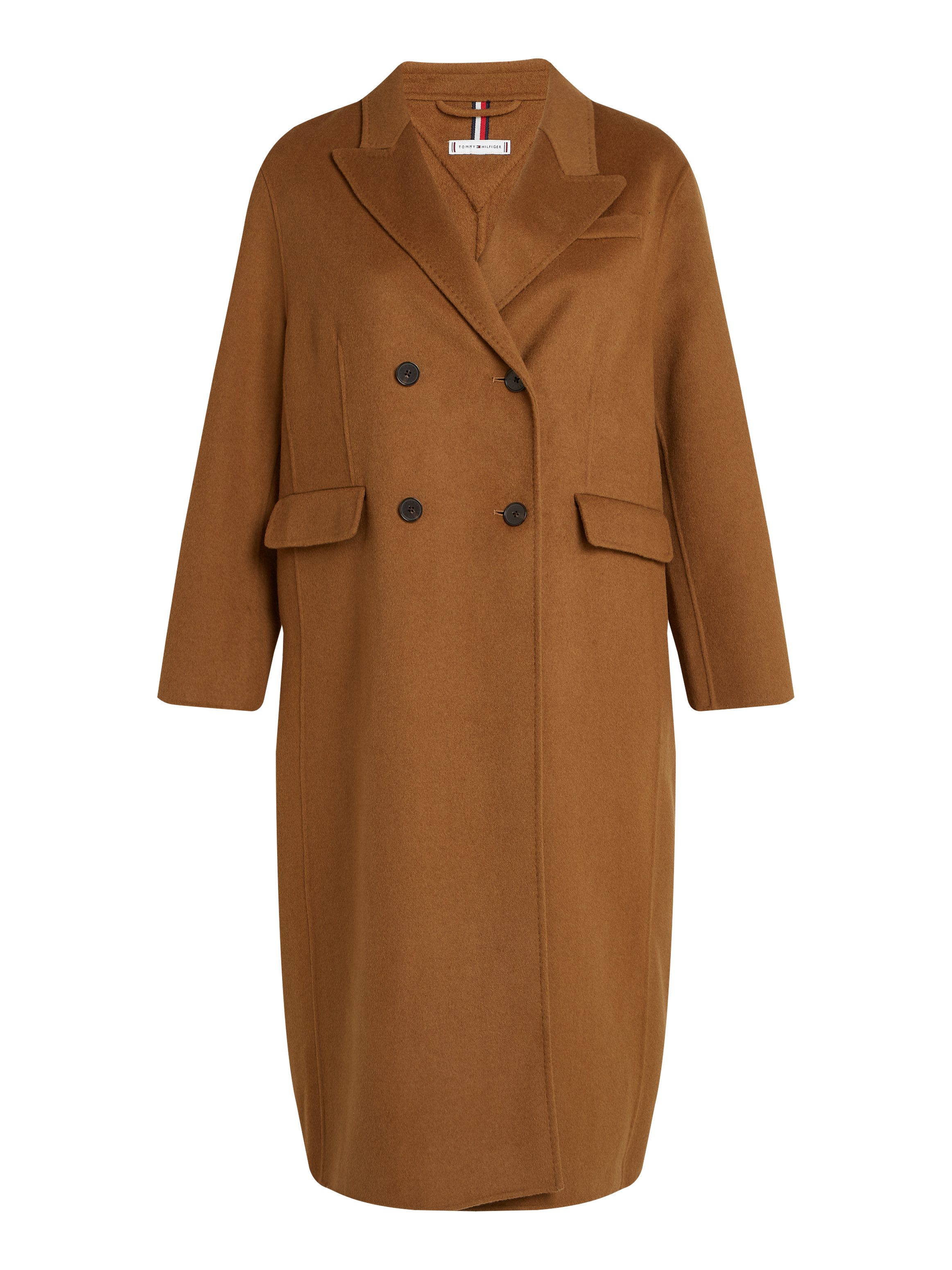 Tommy Hilfiger Curve Korte jas CRV DF WOOL BLEND DB COAT