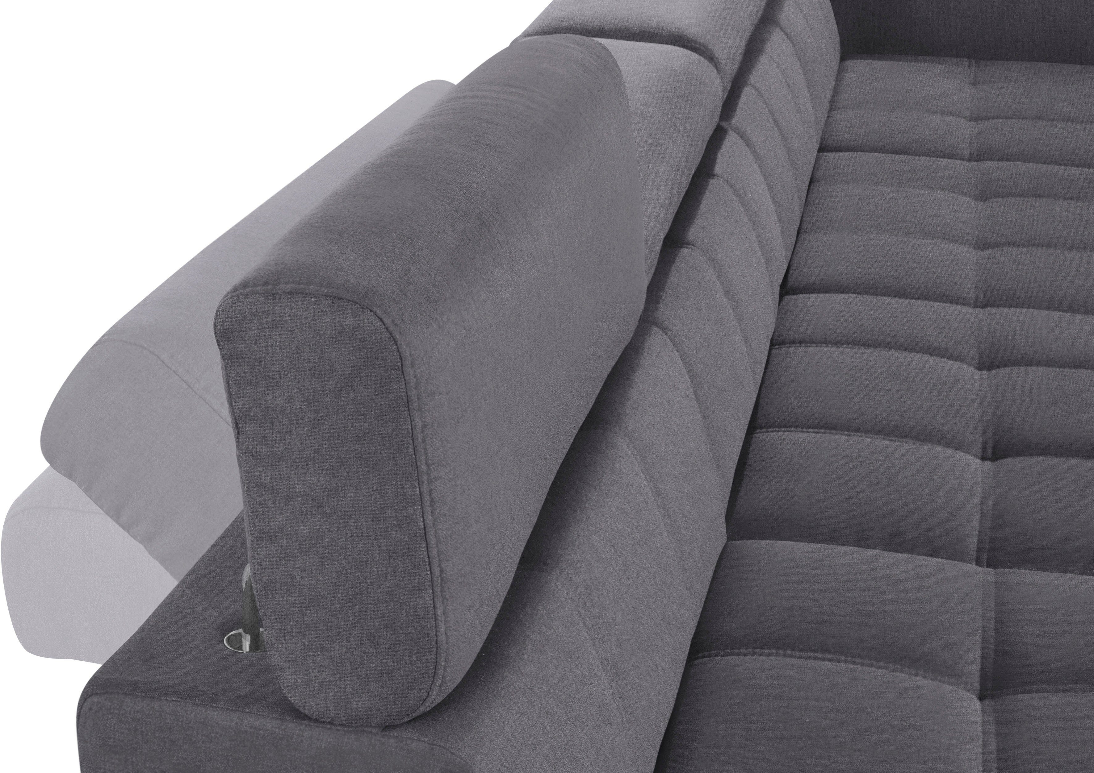 DOMO collection Zithoek Cunelli mooie zitnaden als designelement, stevige zitcomfort, U-vorm